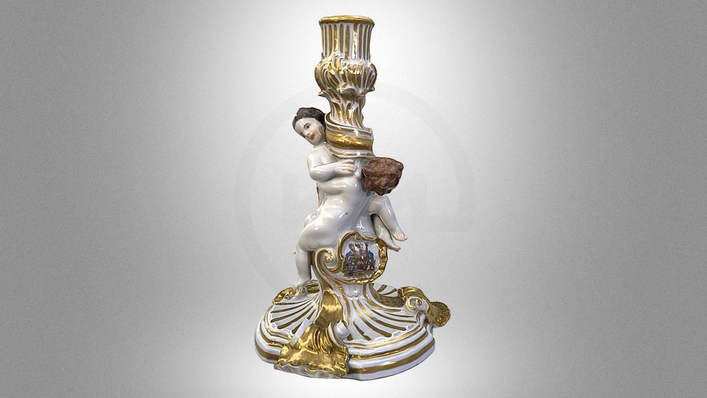 Candlestick of the so-called “Swan Set”