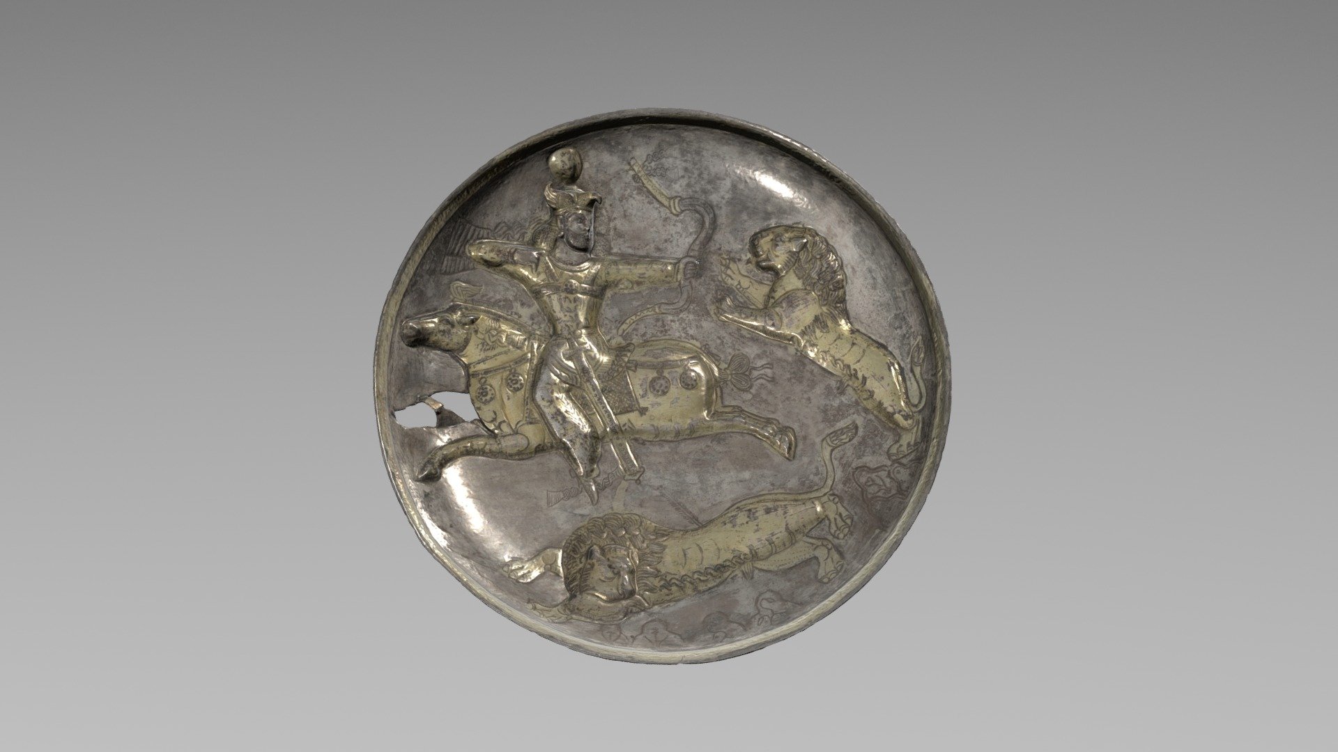 1962.150 Dish with King Hormizd II