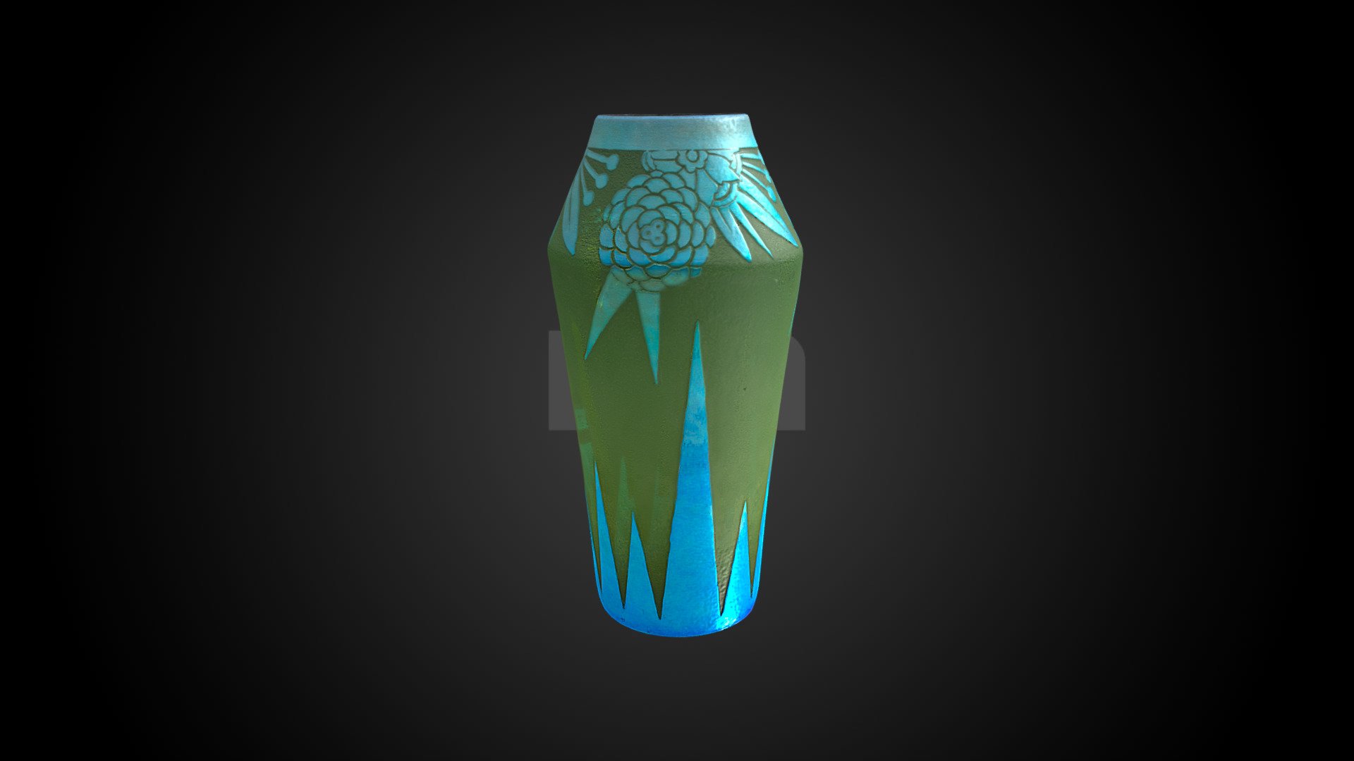 Vase, c. 1928 CE, by Frederick Carder