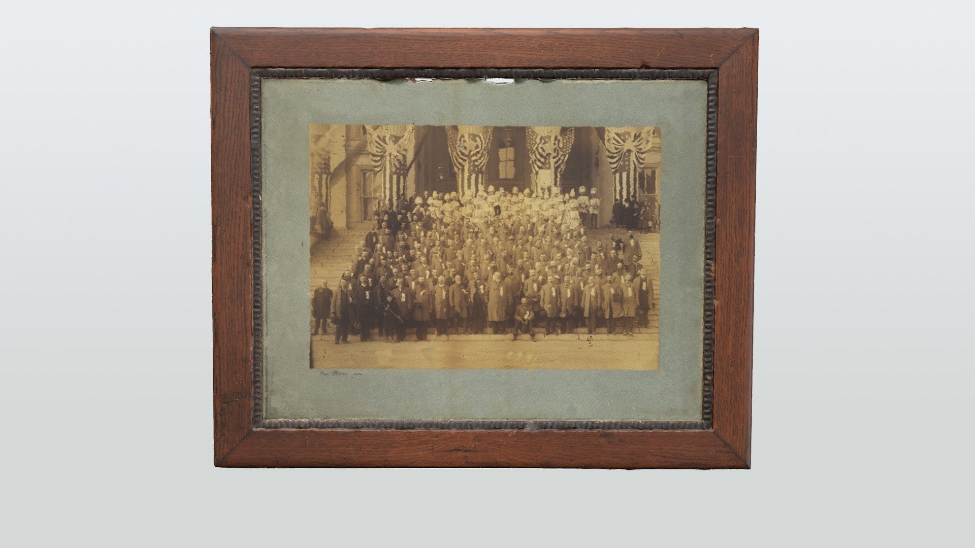 Framed Photo of 70th Indiana at Inaugural