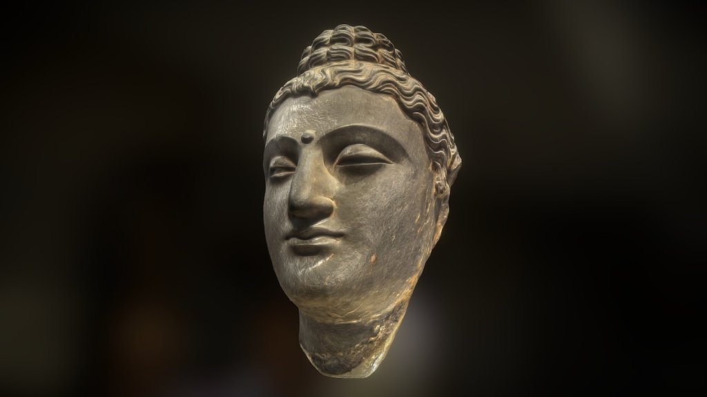 Head of the Buddha, Anonymous, Rijksmuseum