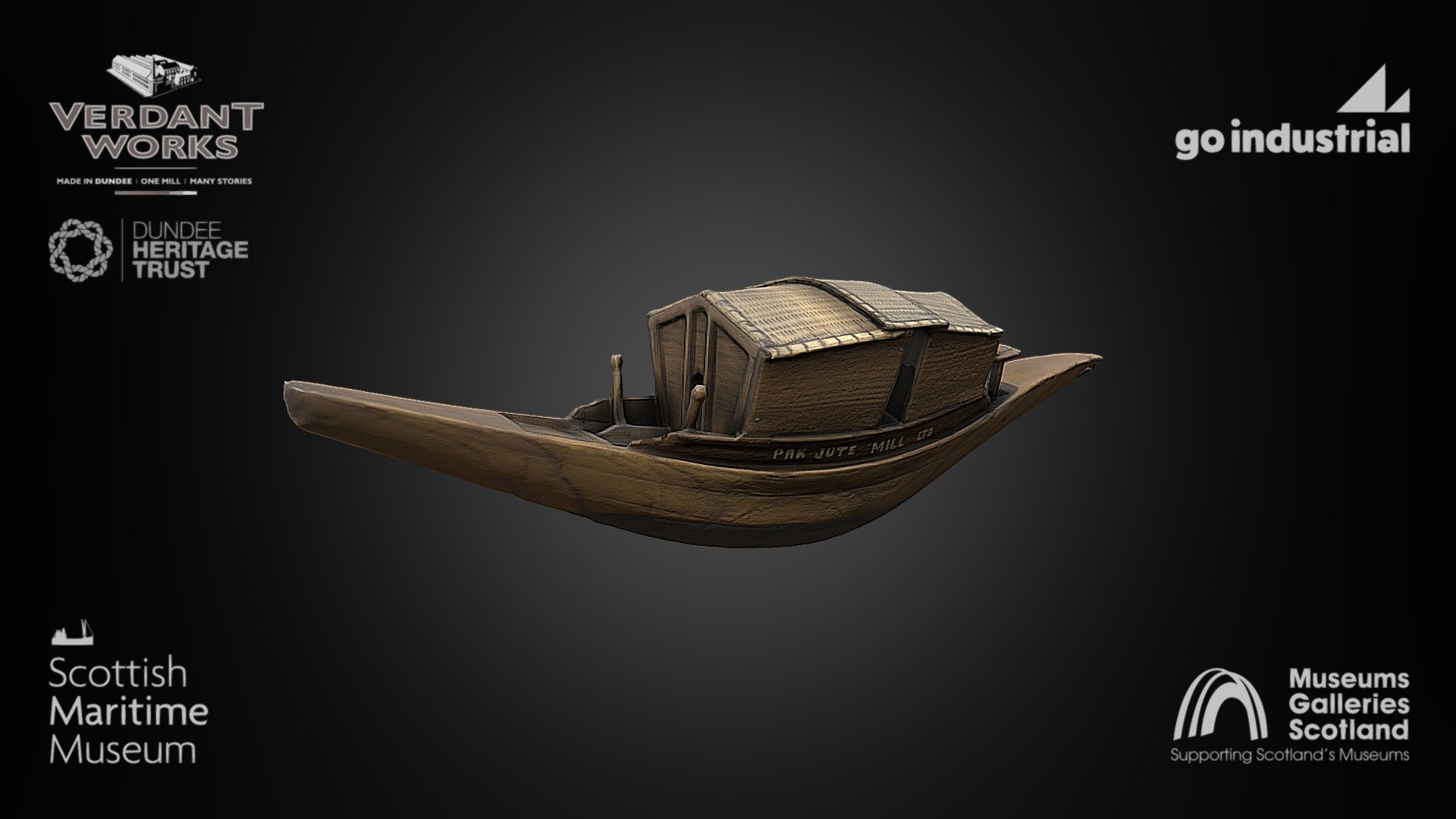 Model of Pak Jute Mill Ltd Jute Boat
