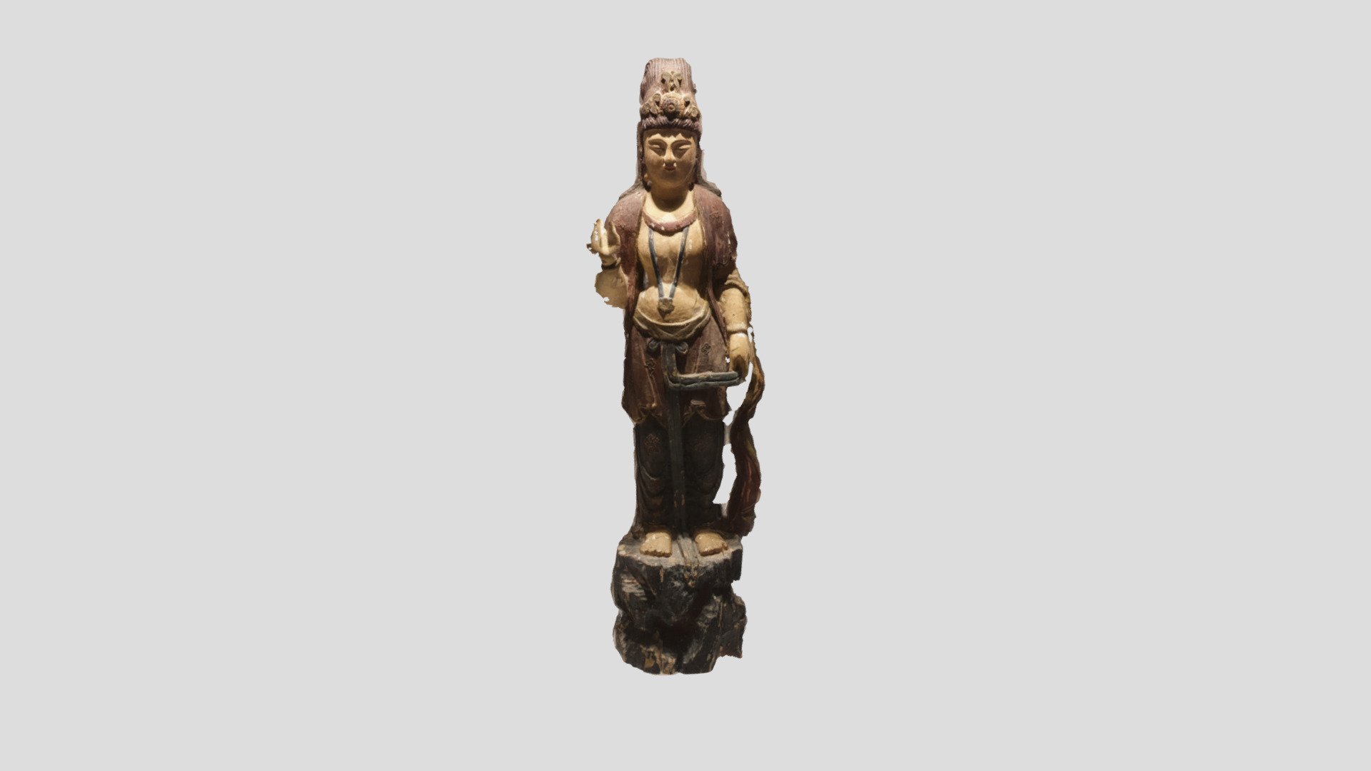 Chinese statue of a Bodhisattva