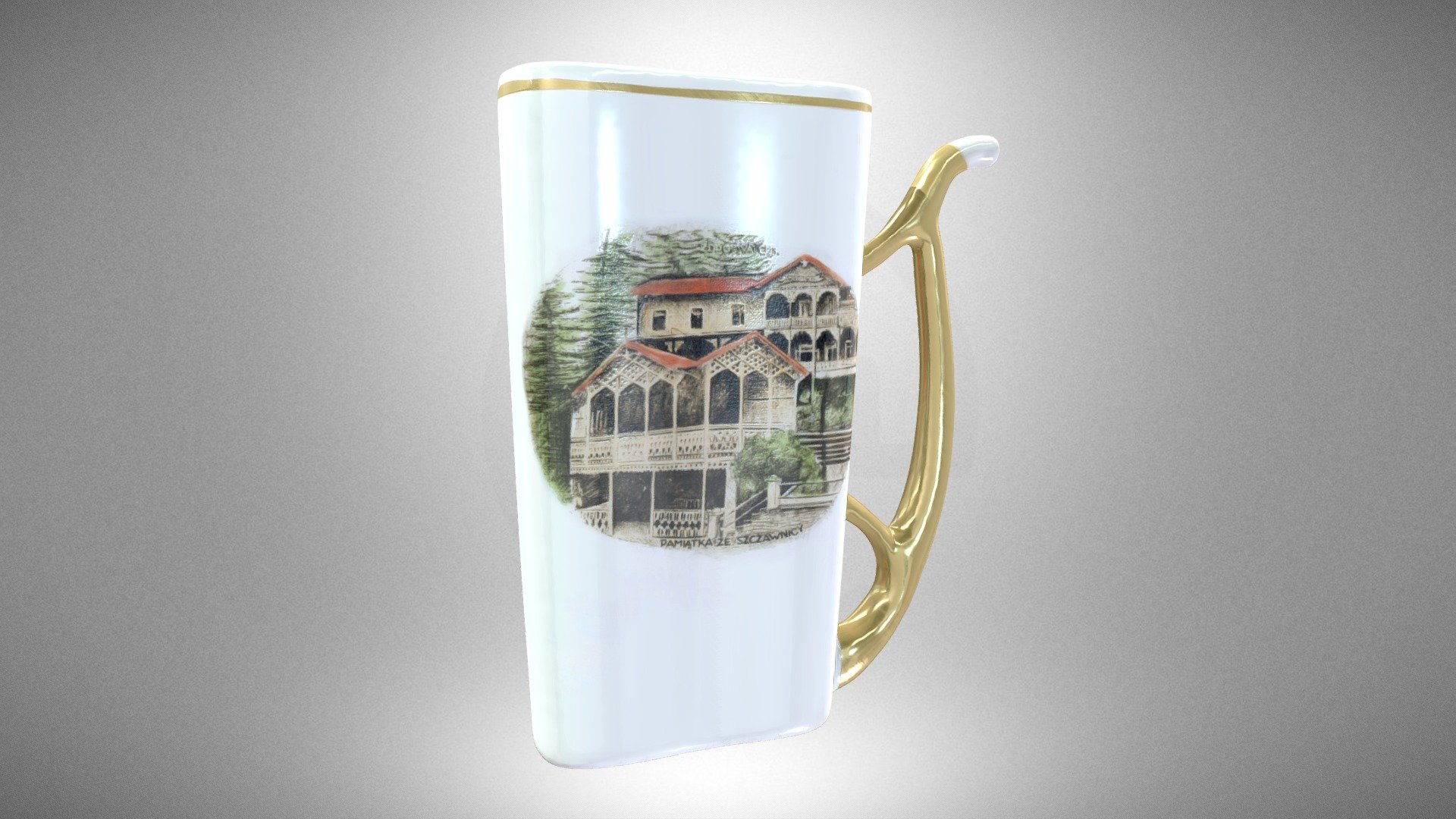Cup for drinking mineral water no. 2