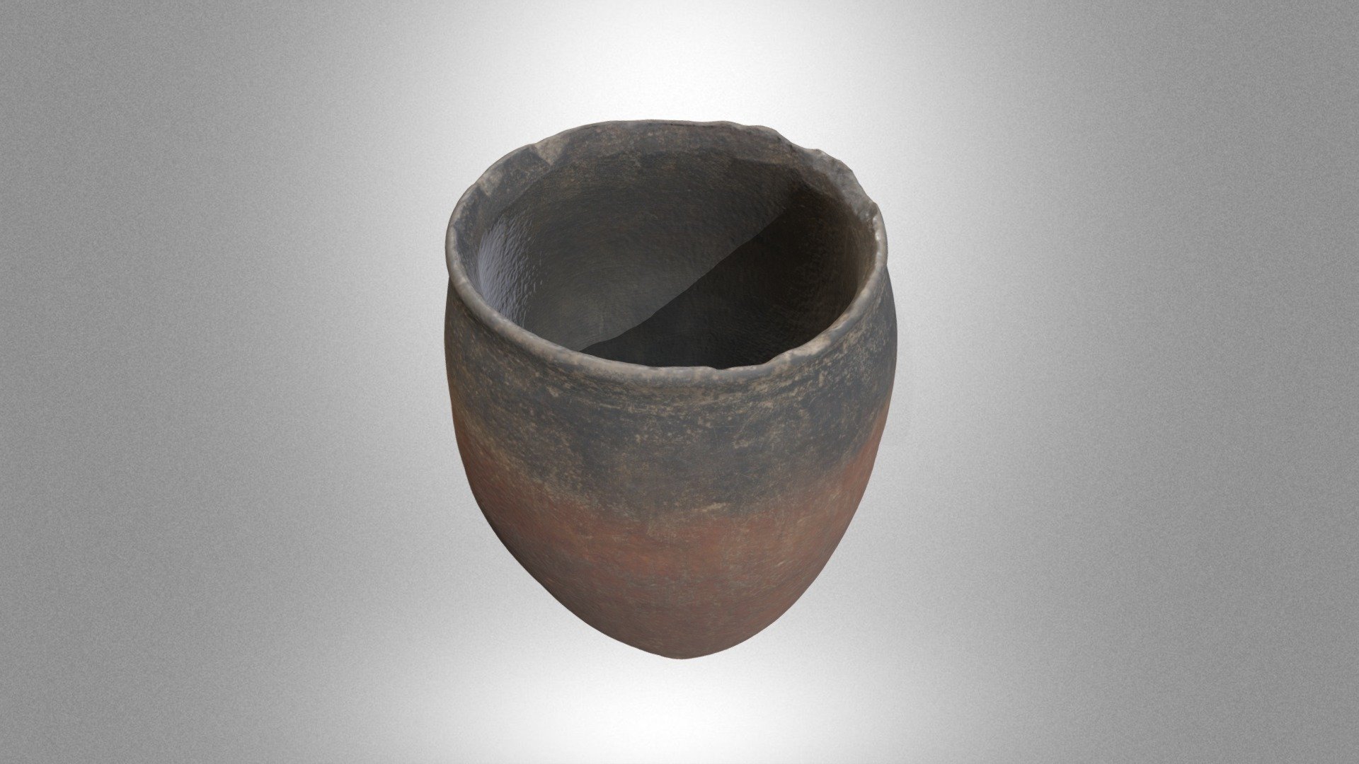 Vessels with a black rim No. 4