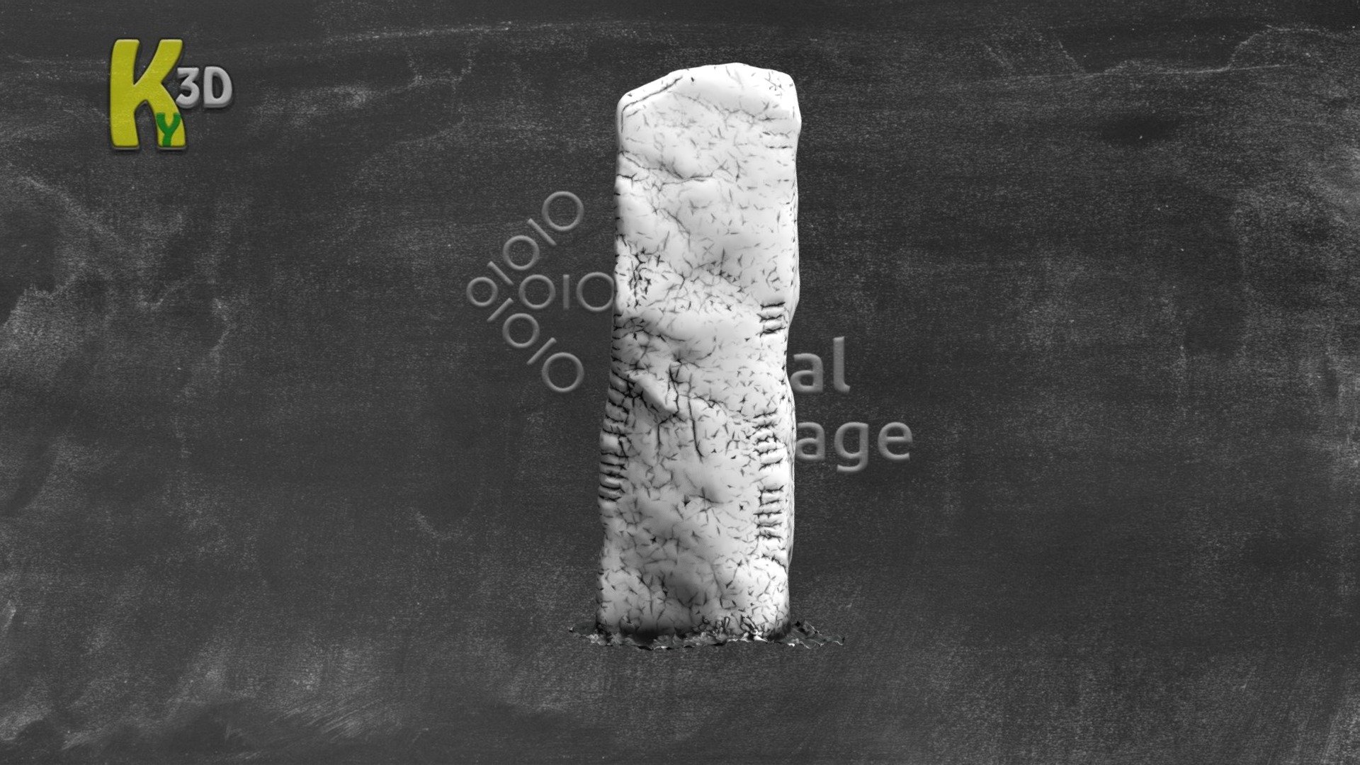 KE053-012005 - BAILE AN GHÓILÍN - Ogham Stone