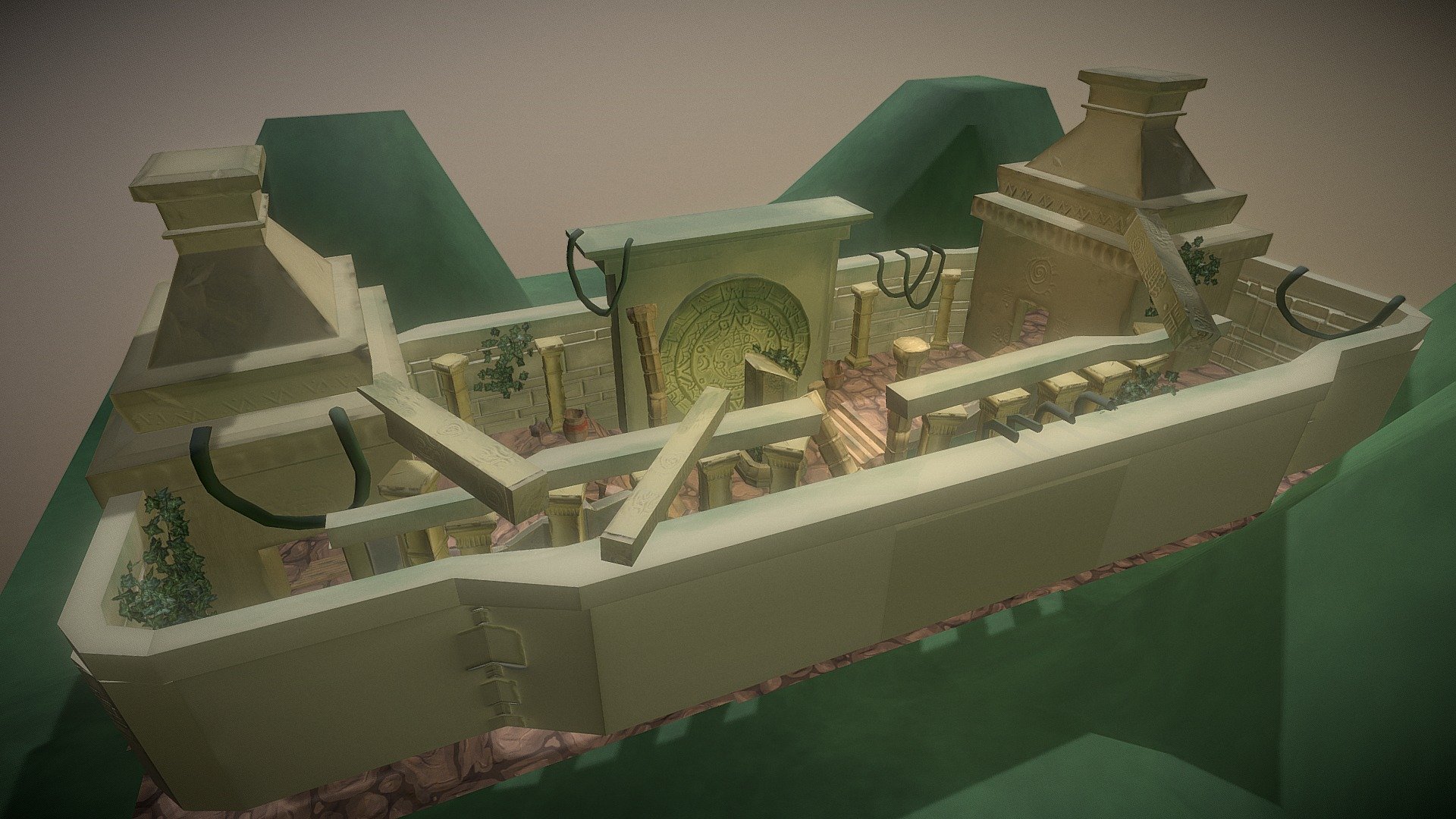 Stylized Aztec Environment