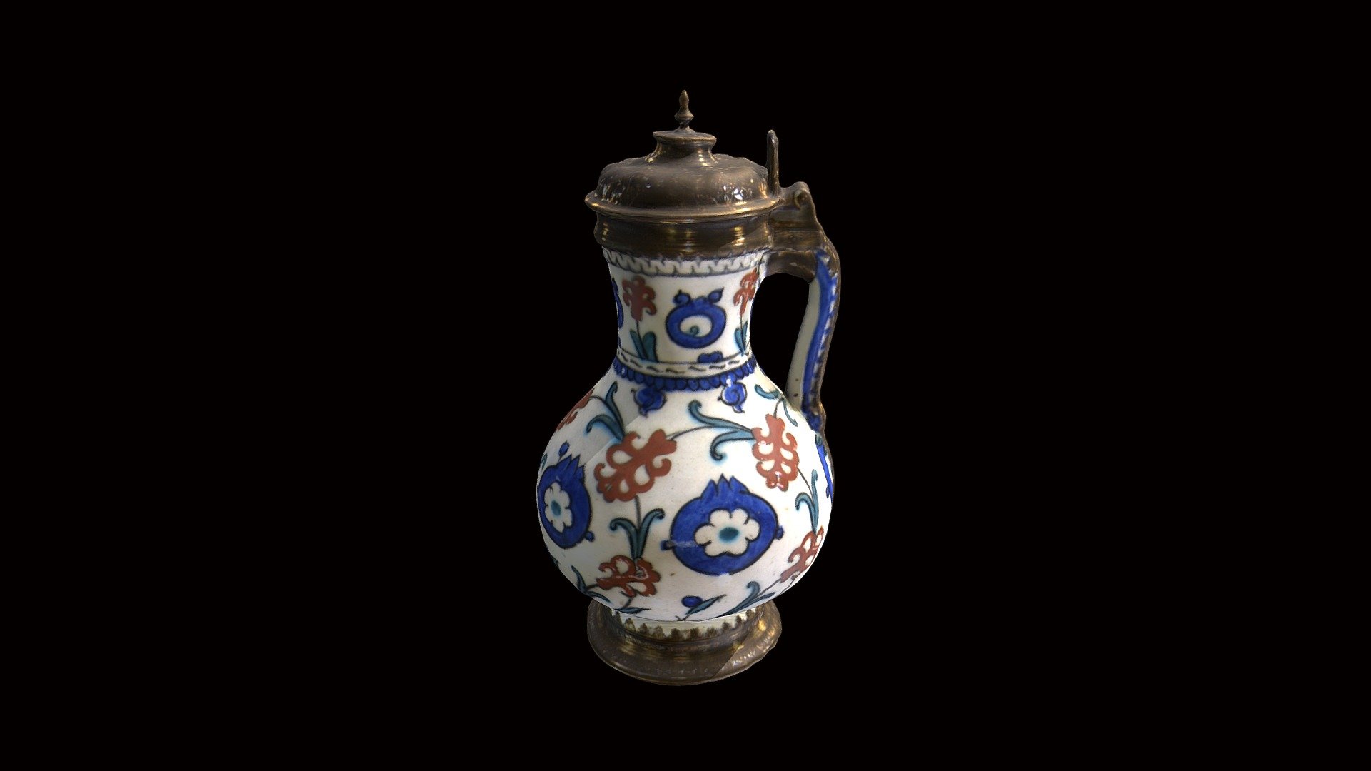 Iznik jug with English mounts