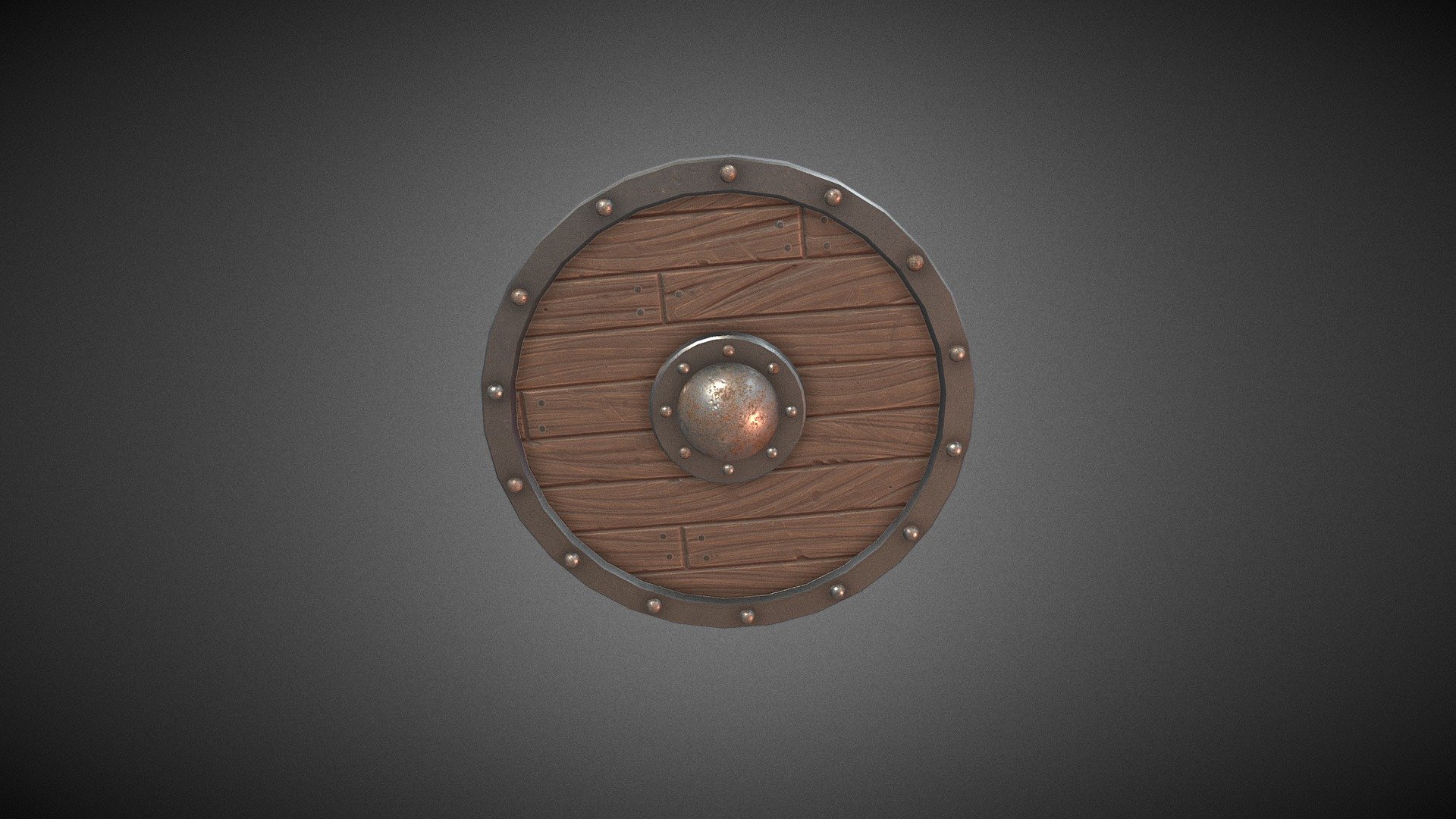 Medieval stylized shield