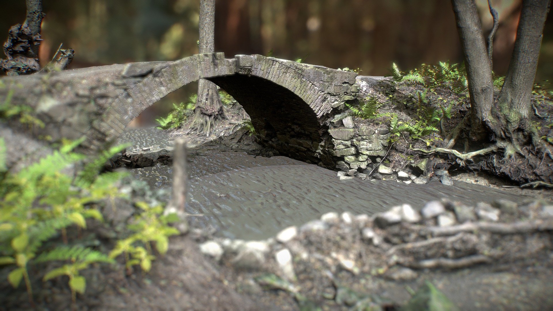 Old brick bridge