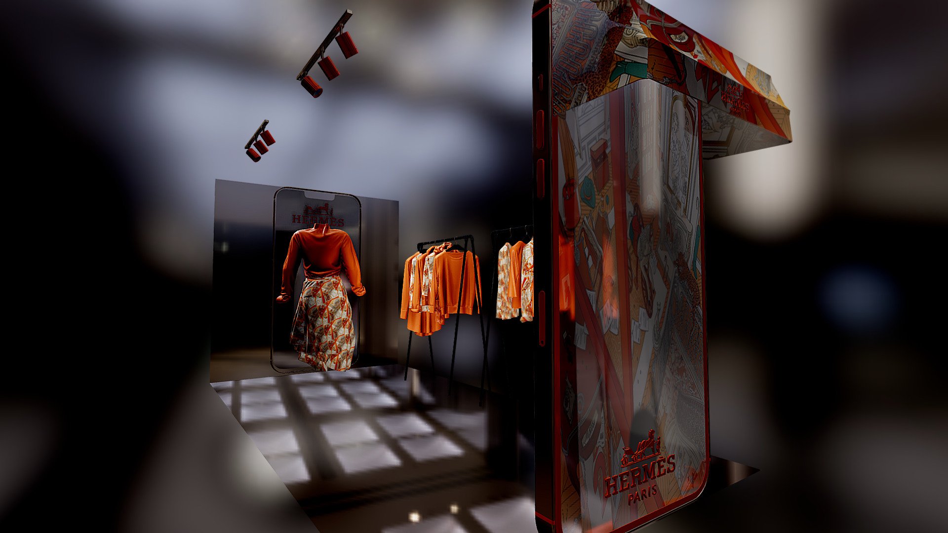 Herhmès digital pop up store
