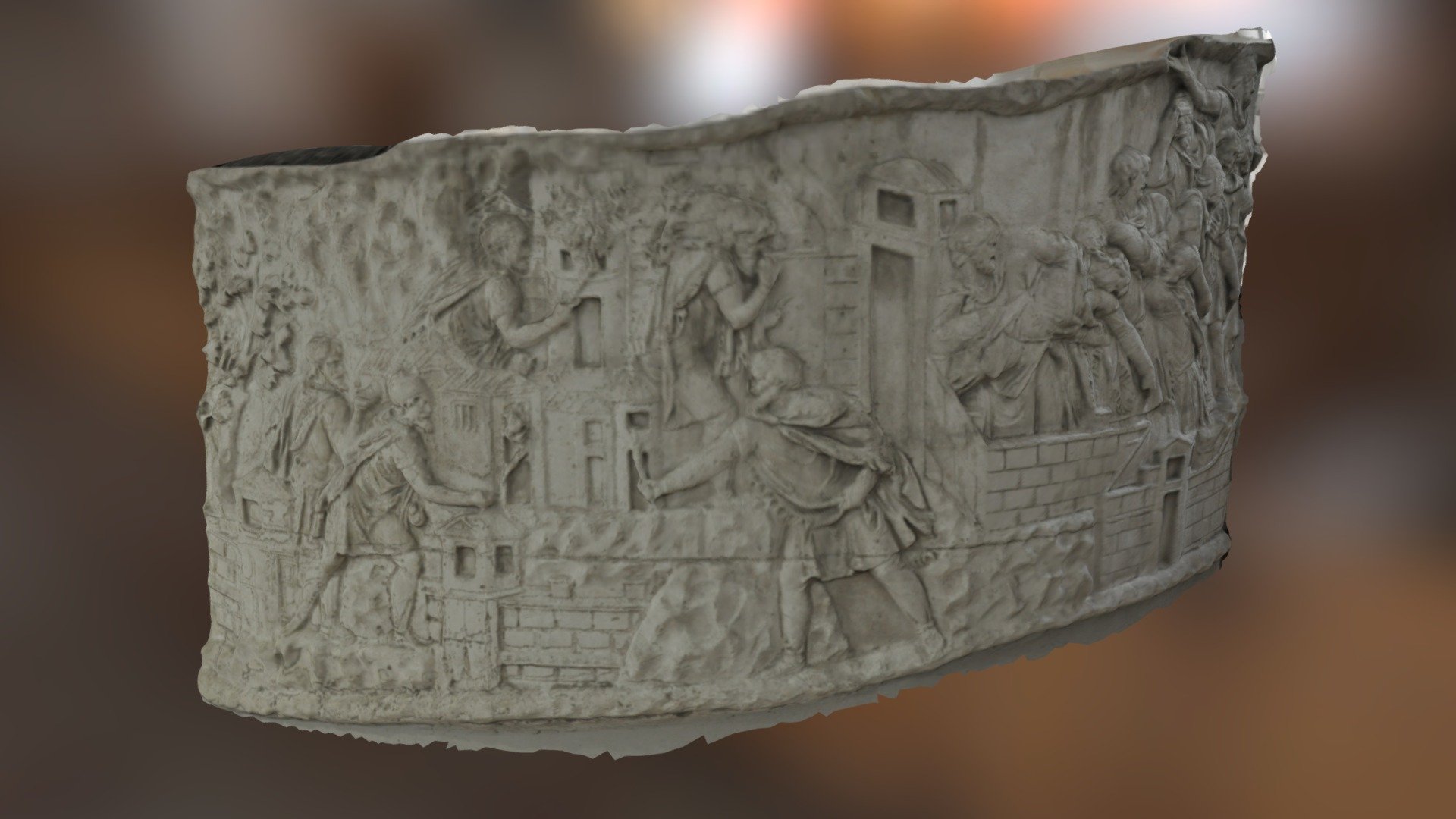 Part of Trajan's Column in Bucharest (03)