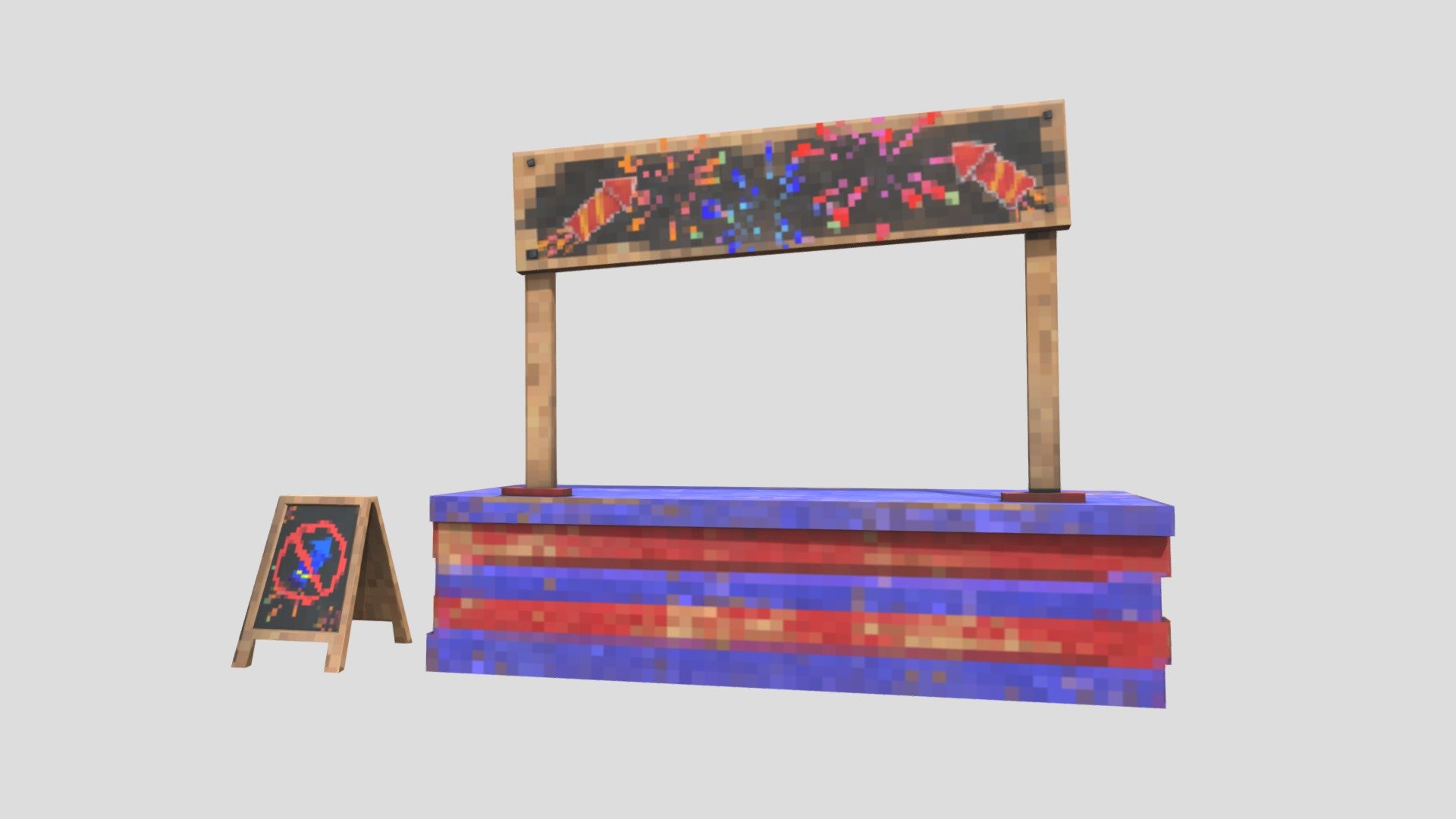 Gorilla Tag Fireworks Stand
