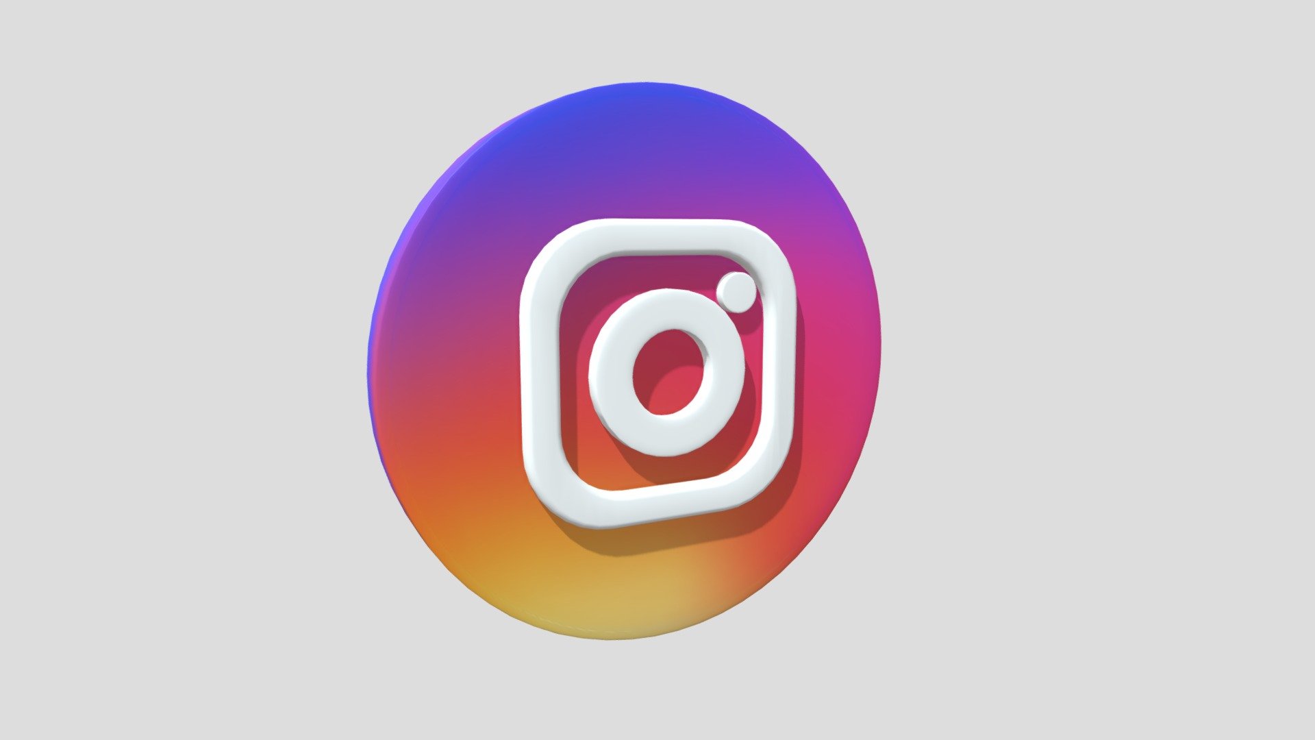 Instagram 3D-icon
