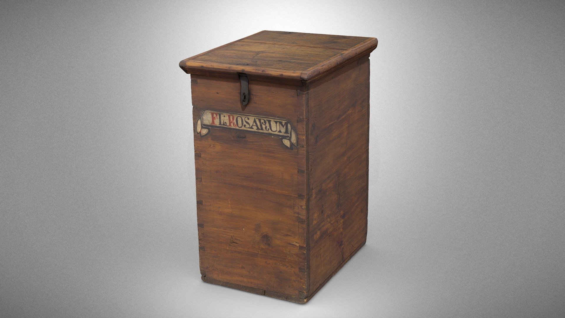 Wooden box for rose flowers