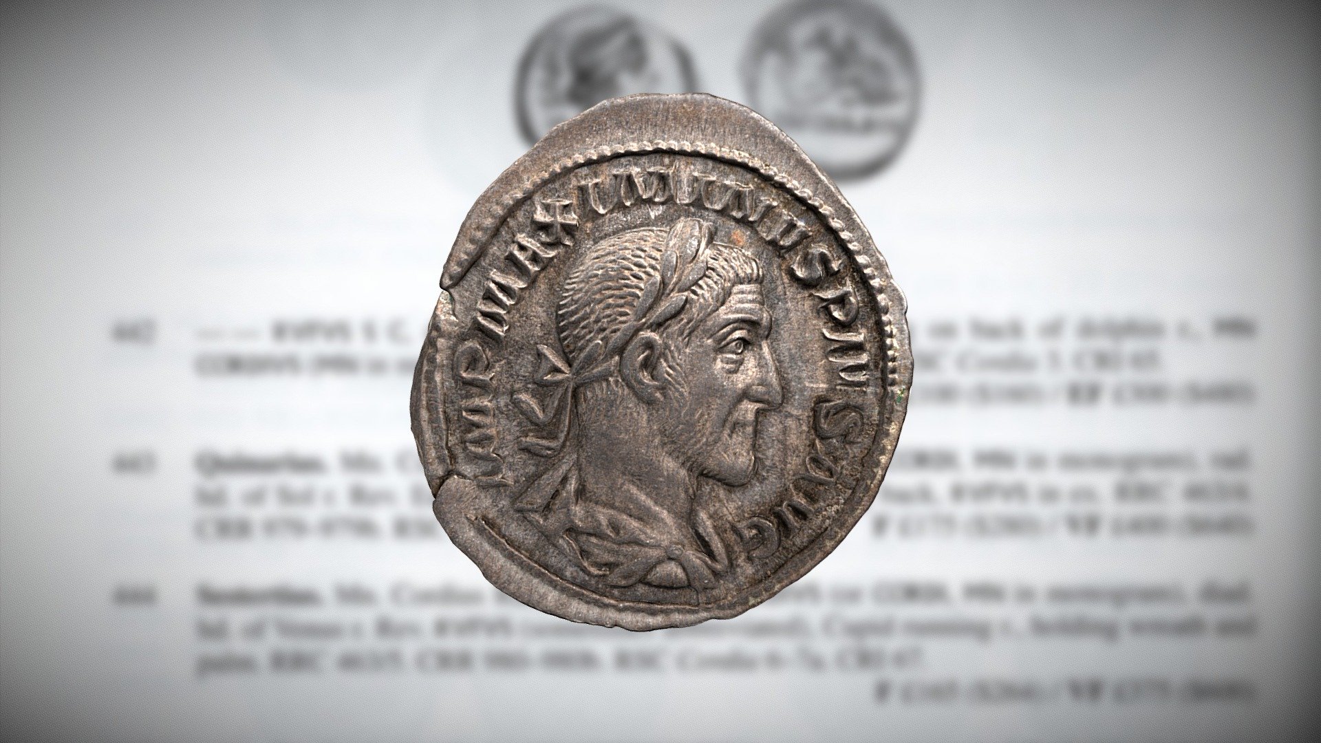 Silver Denarius of Maximinus I