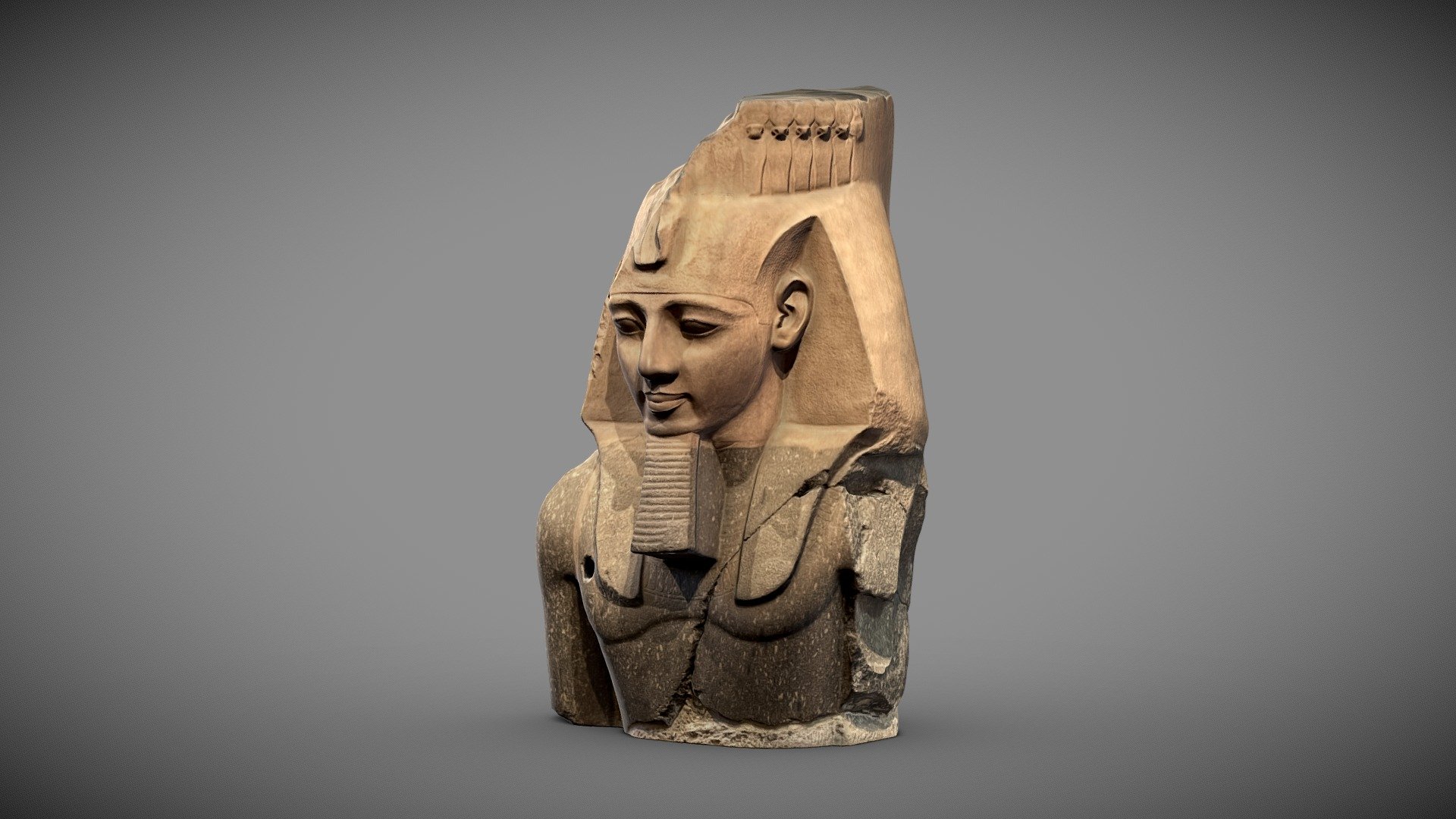 Colossal Bust Ramesses II - Livestream Tutorial
