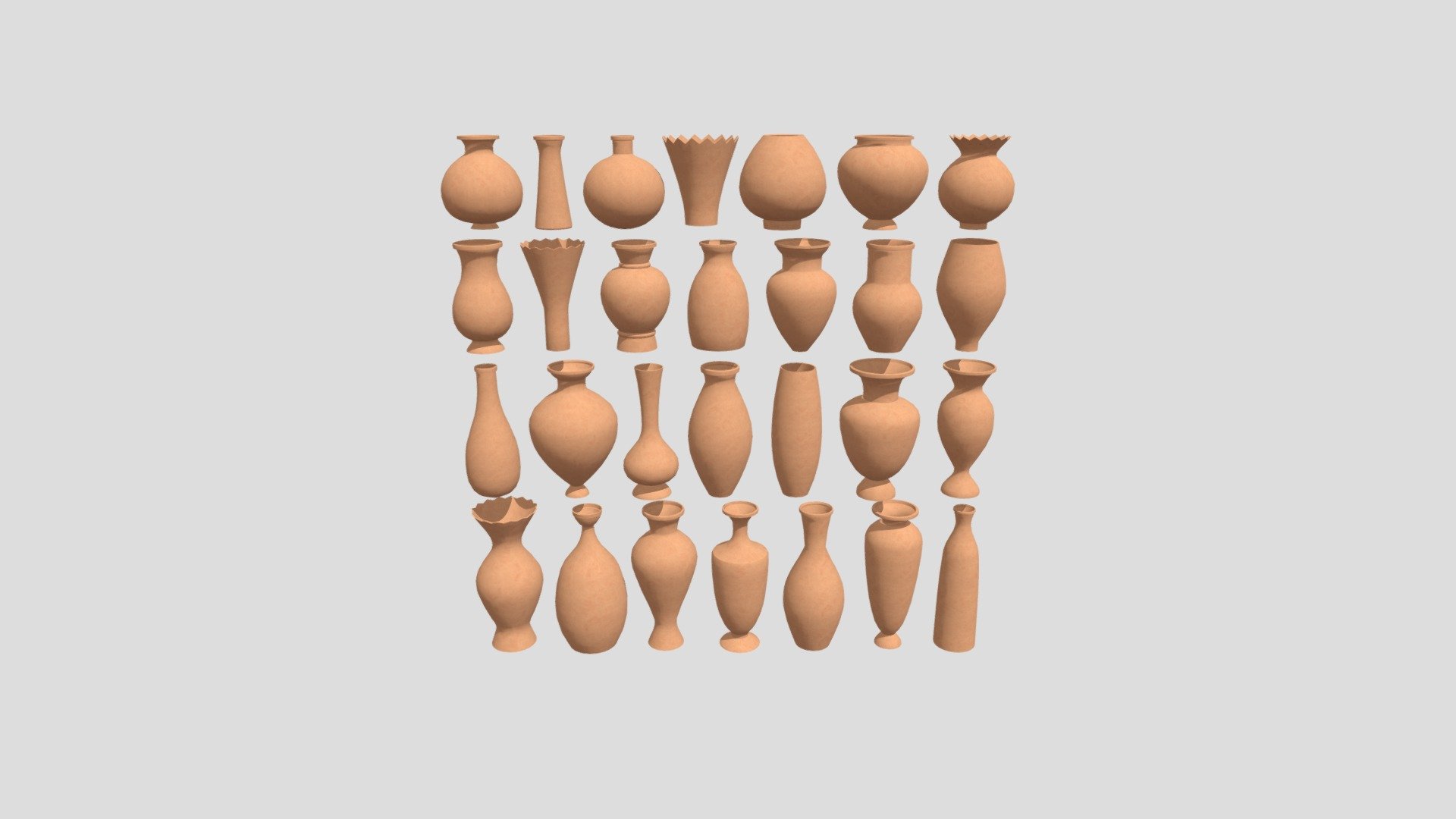 Collection of Terracotta Pots