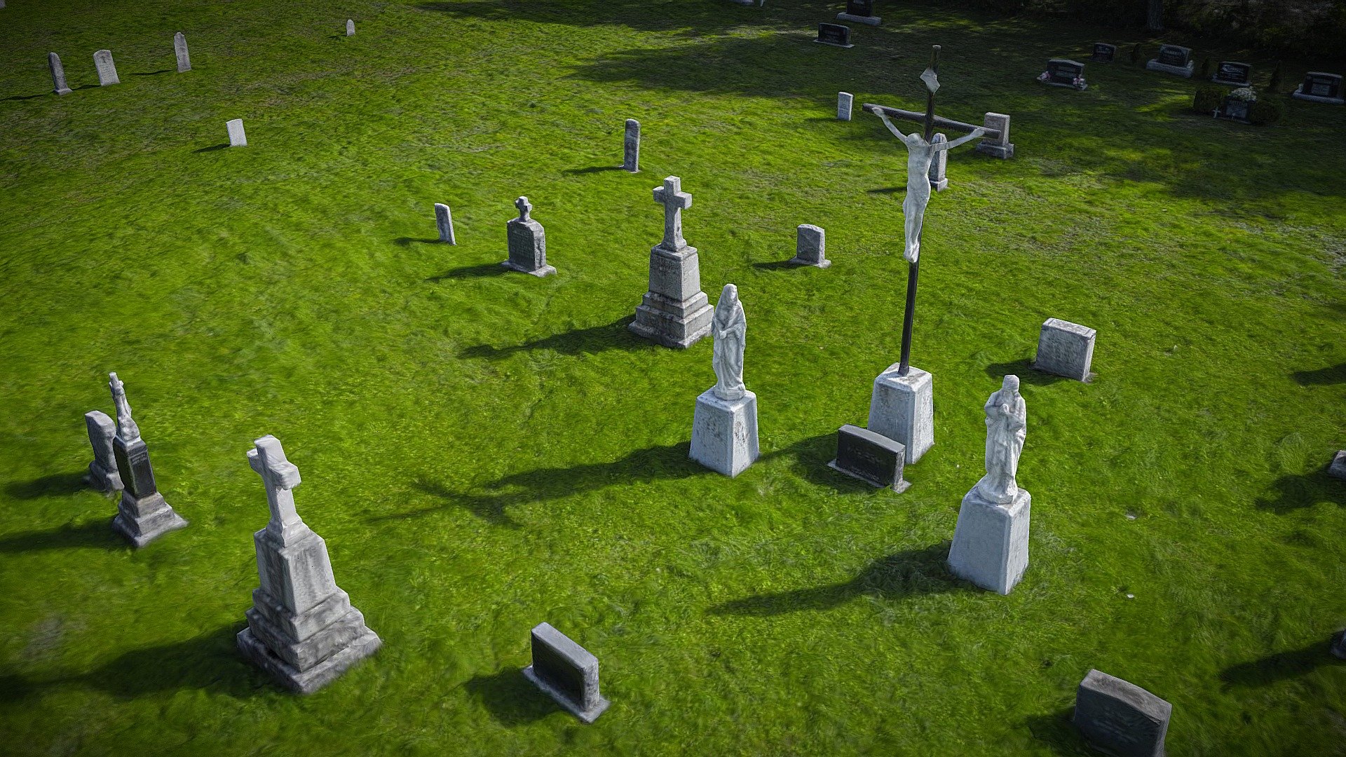 Graveyard Downtown Photogrammetry