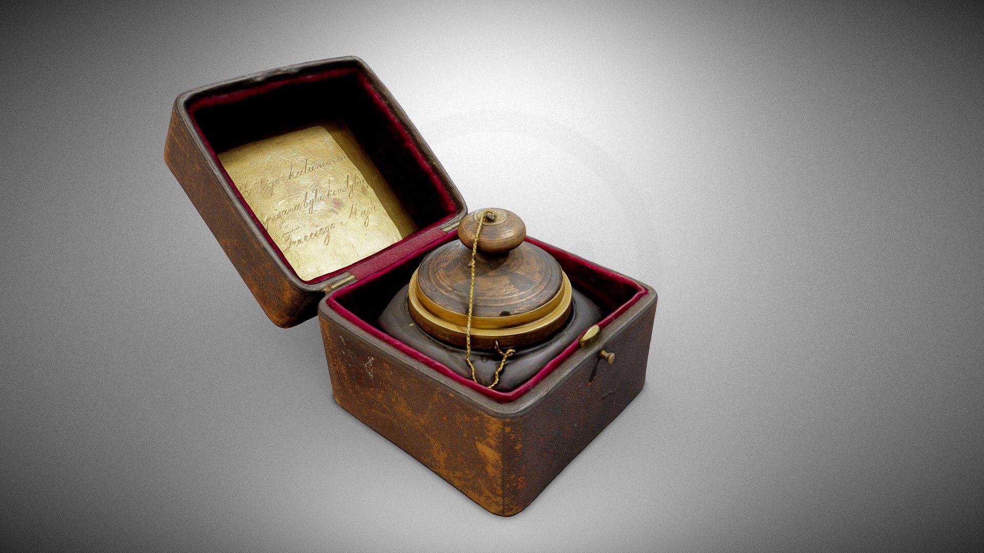 Commemorative inkwell