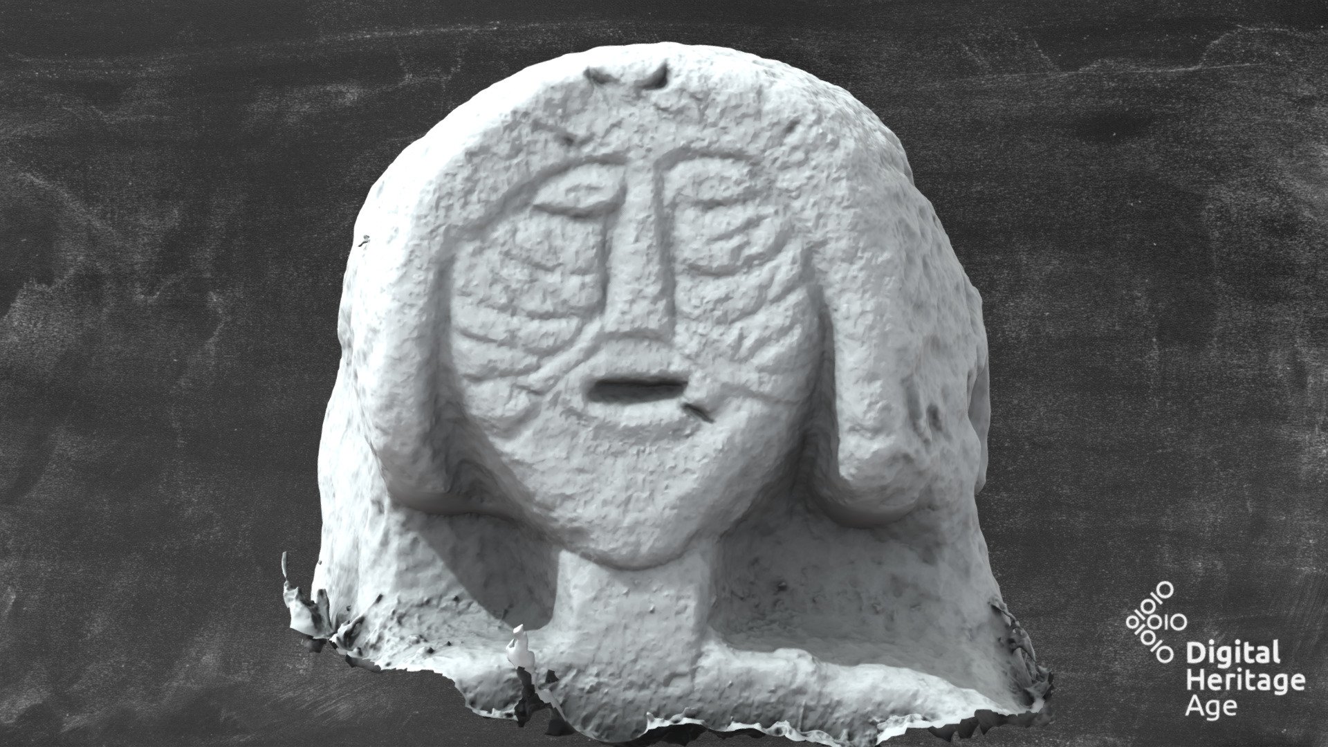 GA104-148009- Carved Head
