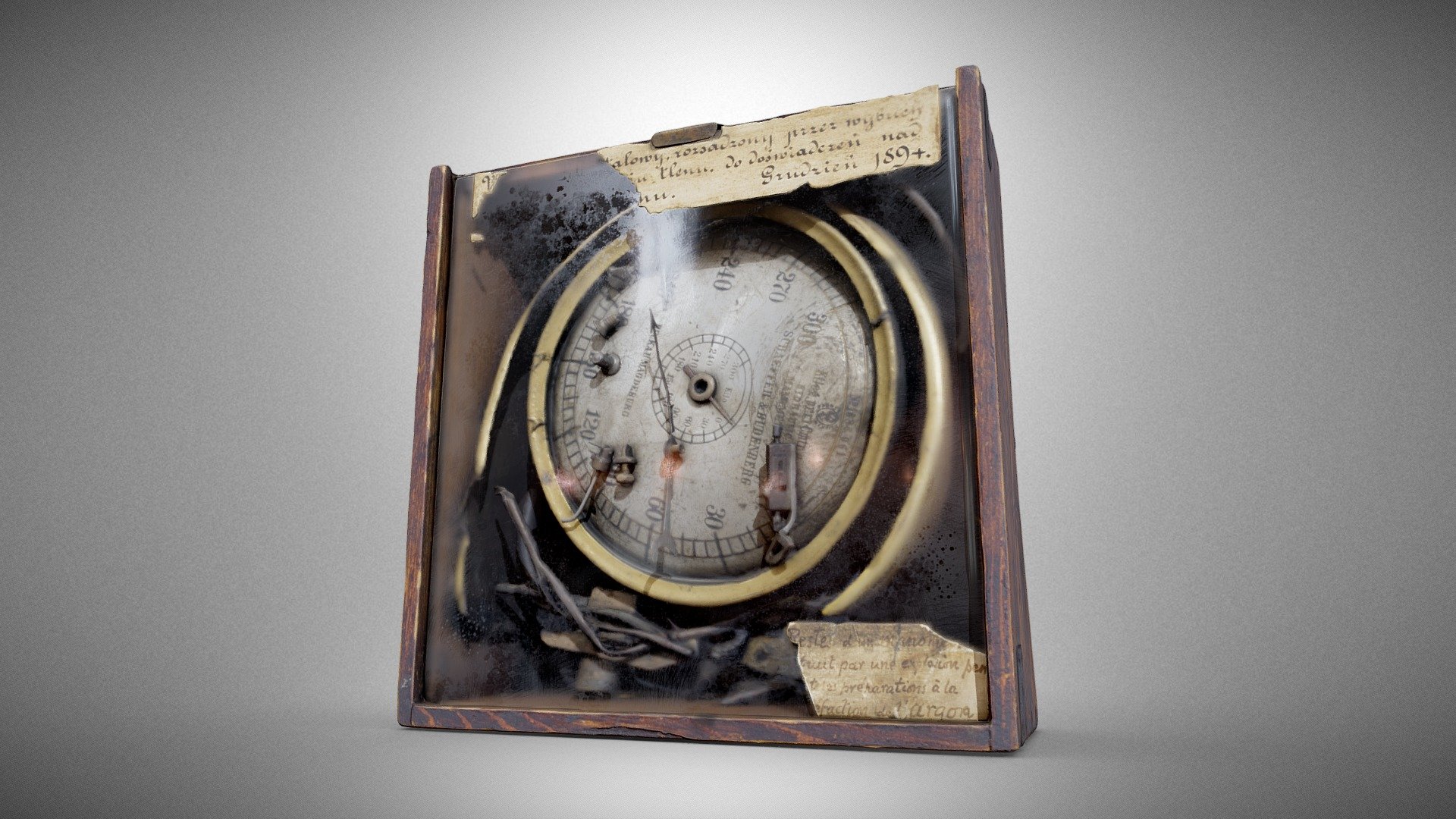 The pressure gauge