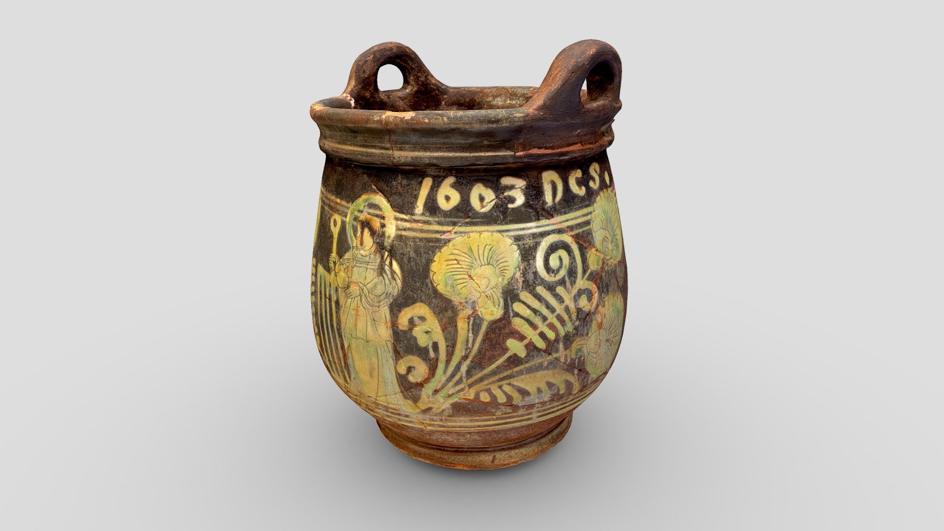 Hengselpot  | handled pot (1603)