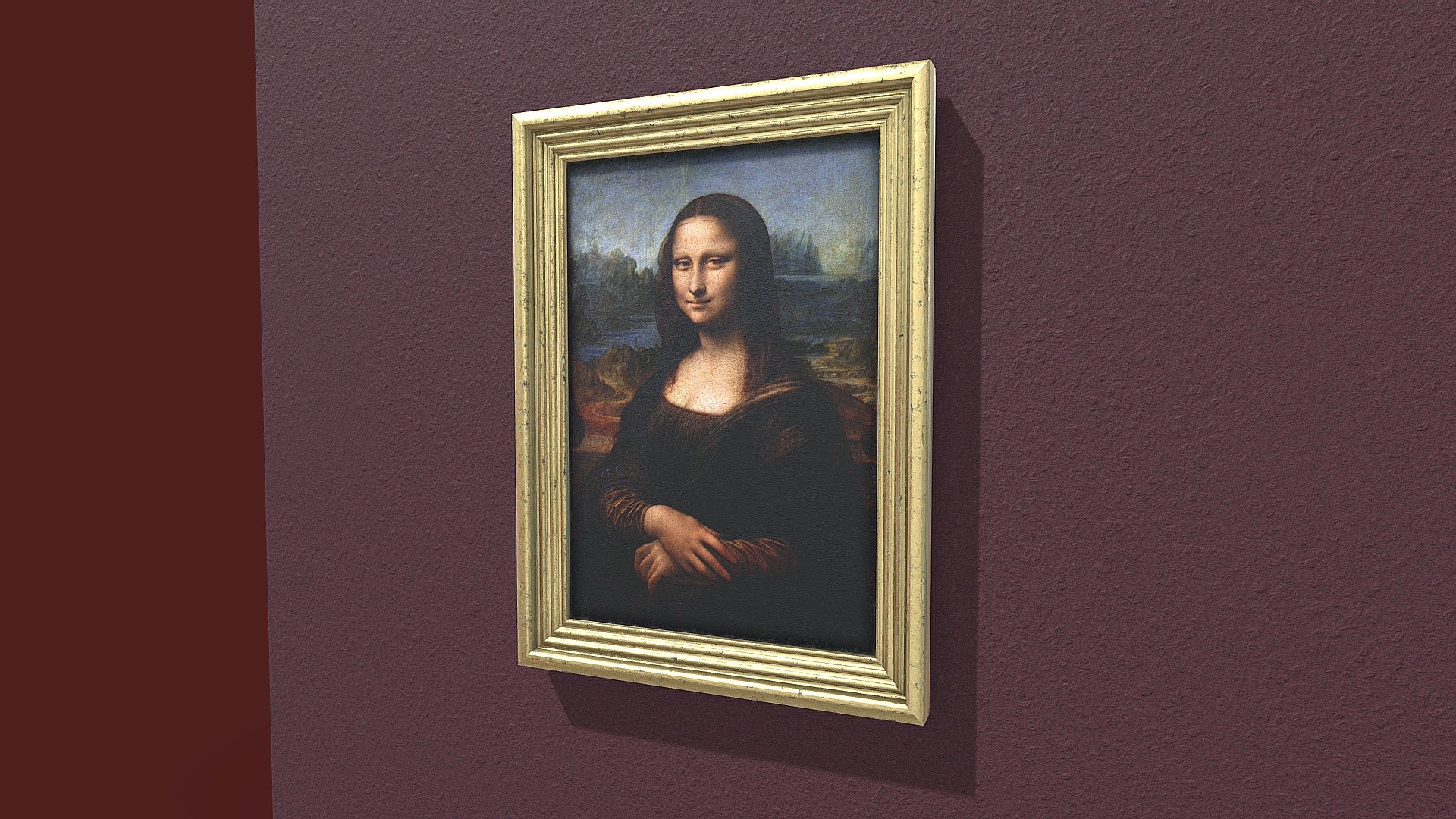 Mona Lisa (PBR hires model)