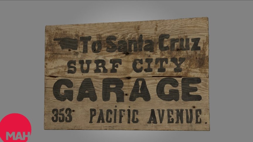 Surf City Garage Sign