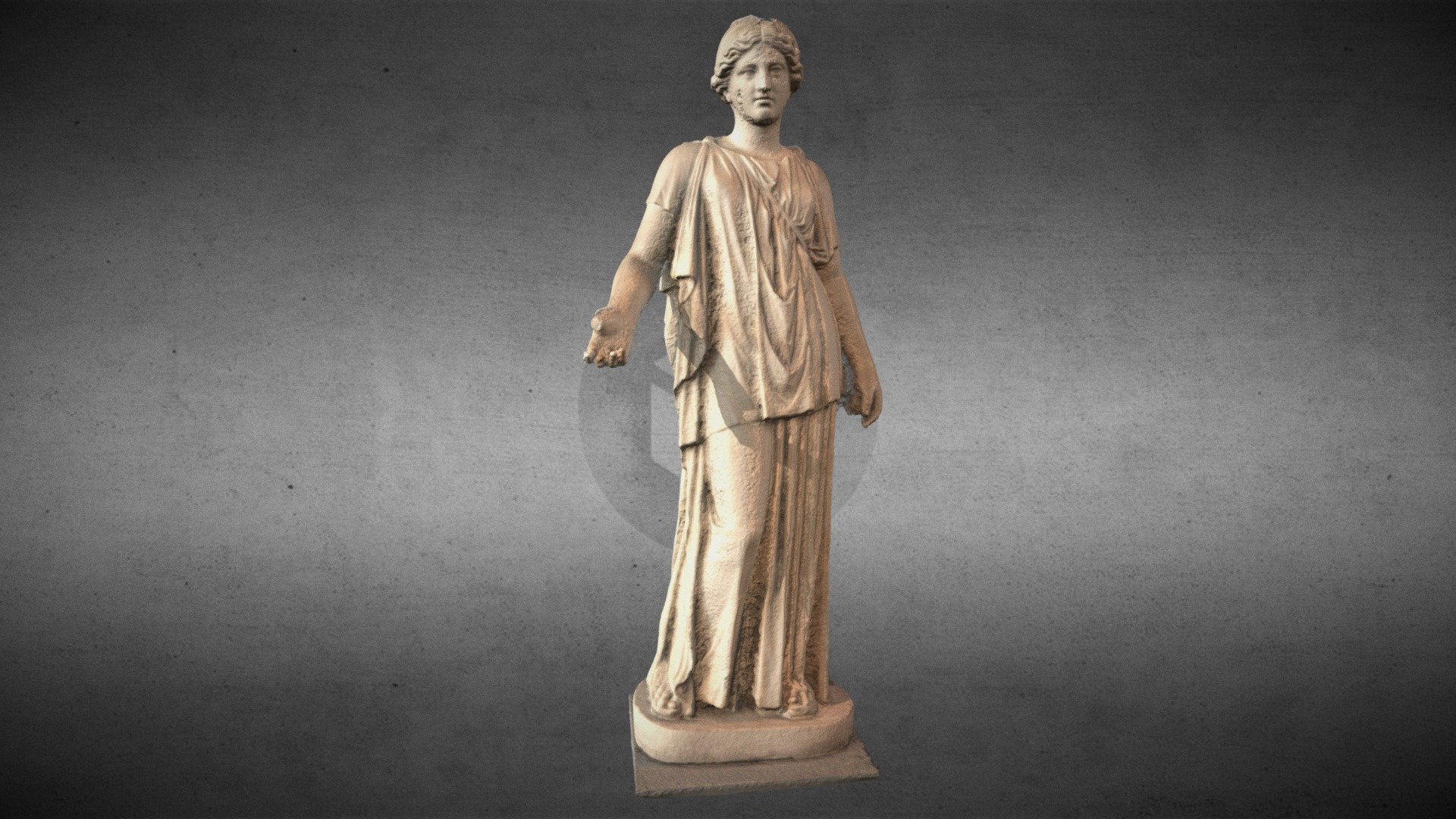 Artemis sculpture for Metateca Project