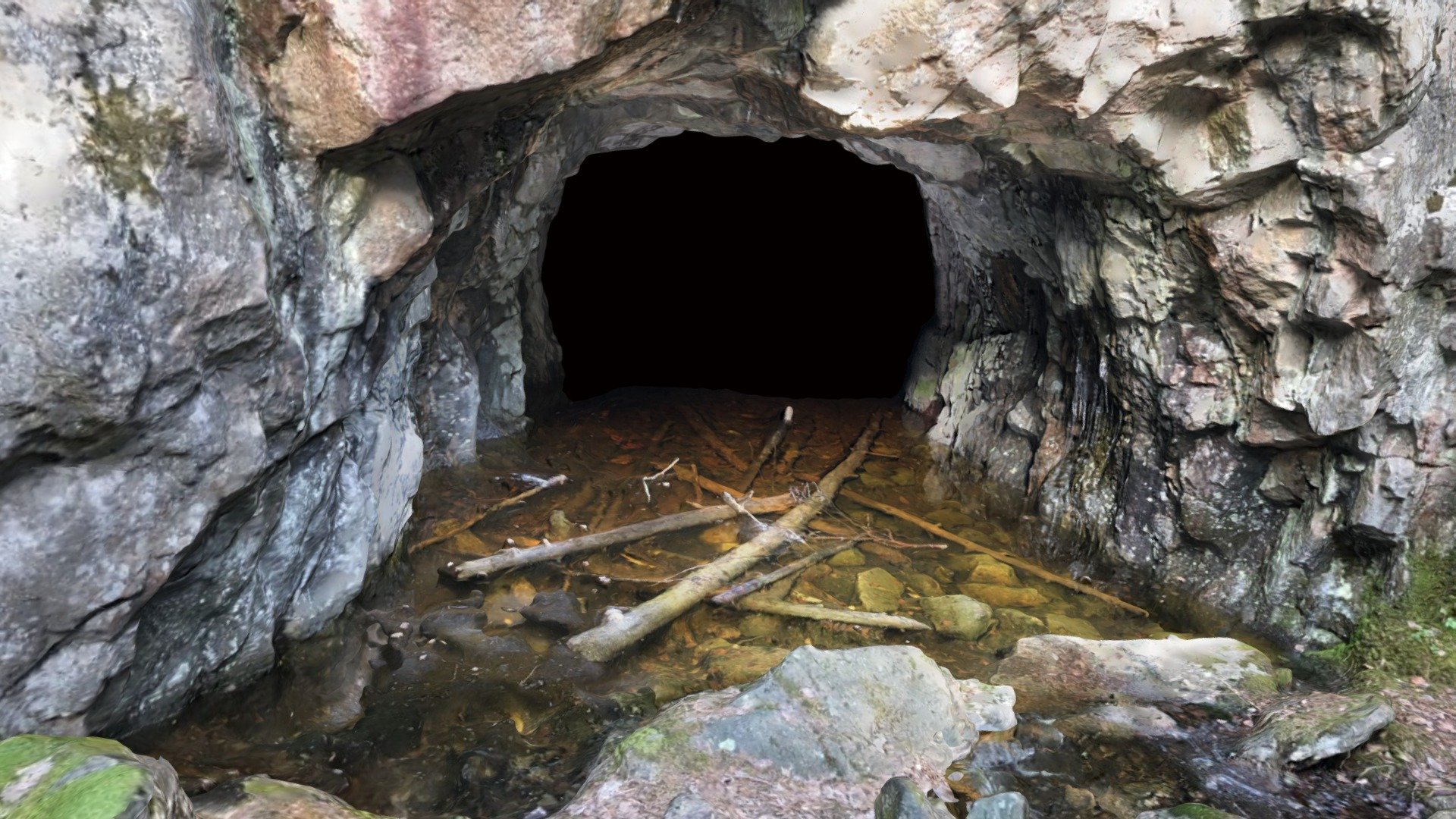 Cave in WW1 base, Kivikko, Helsinki, Finland