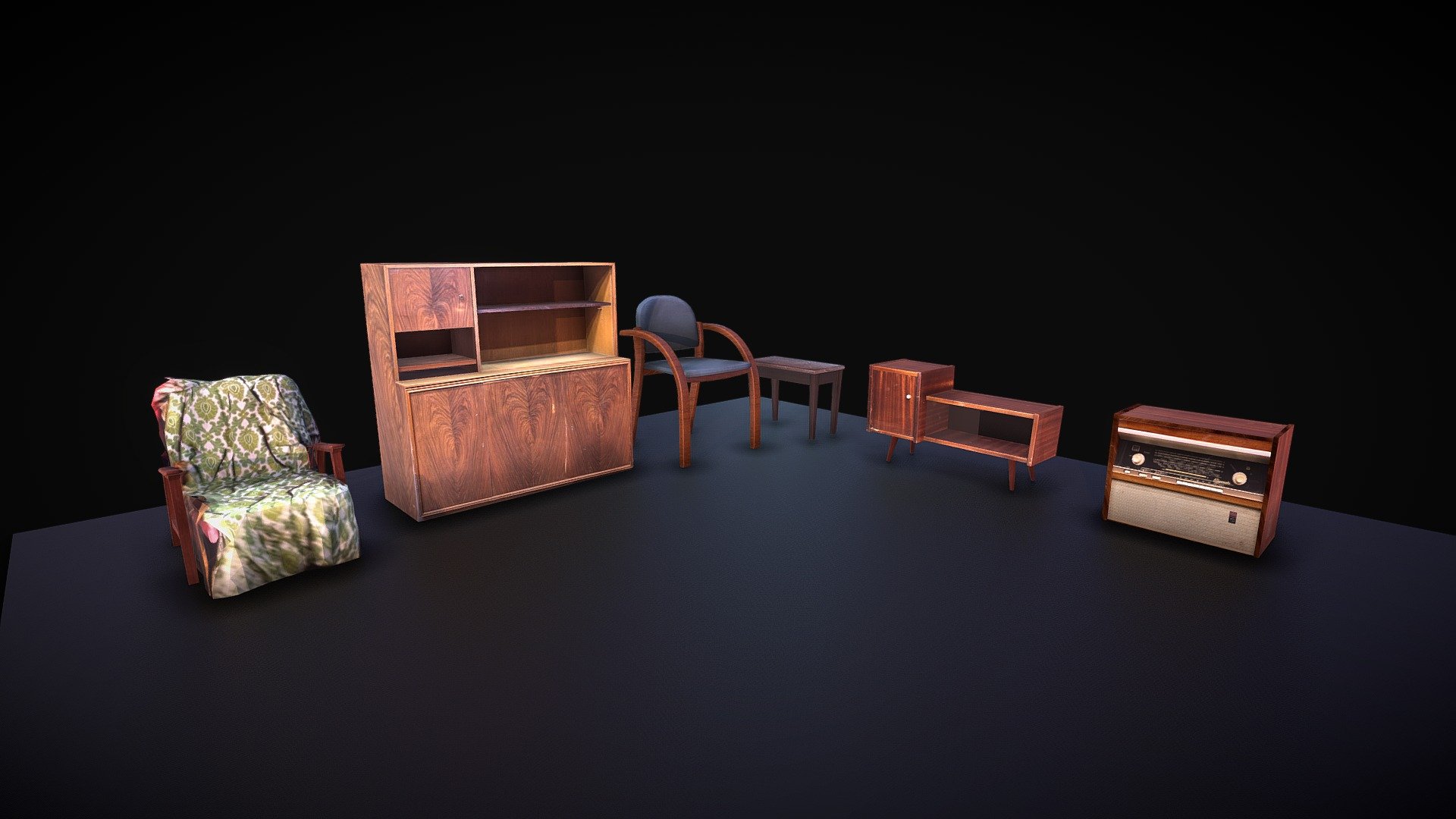 Soviet Furniture Pack (LowPoly)