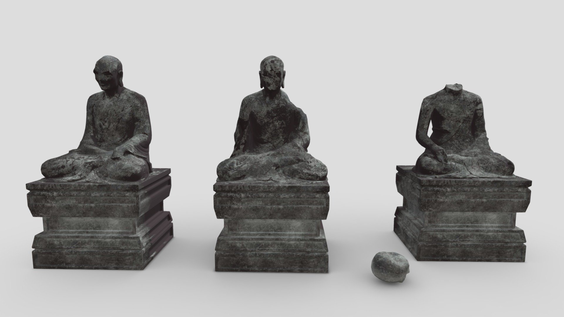 Monk Statue