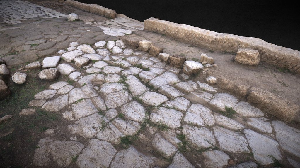 Ancient roman road for Metateca Project