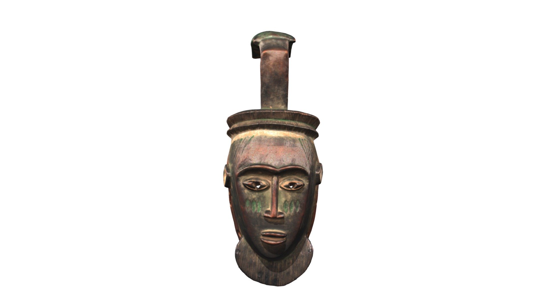 Yoruba People Ceremonial Dance Mask