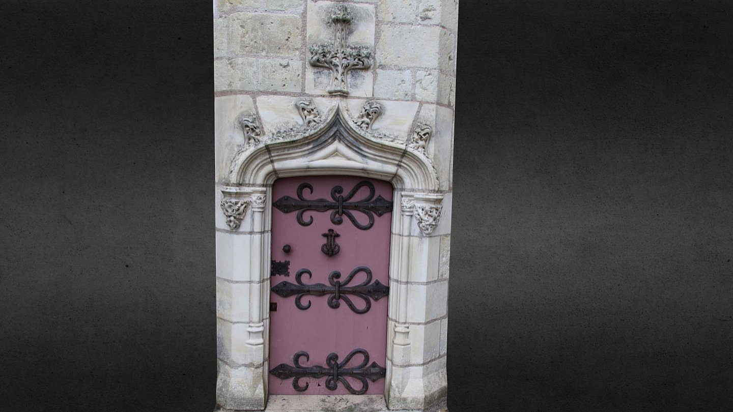 Porte médiévale, château de Langeais