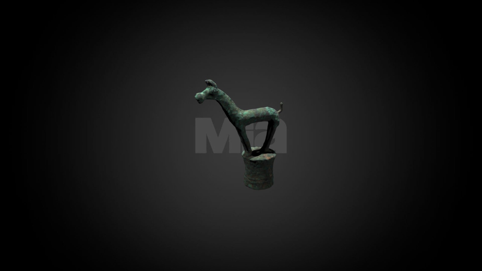 Bronze Animal Finial, late 12th-11th century BCE