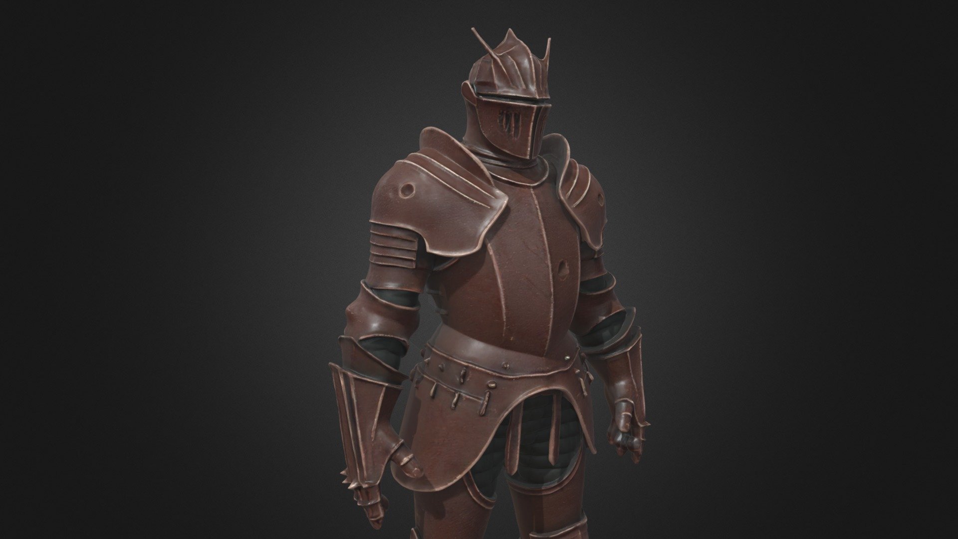Old Rusty Gothic Worn Armor