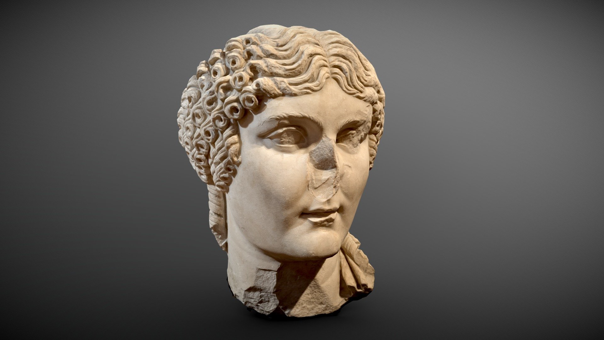 Trajan's Market - Imperial portrait