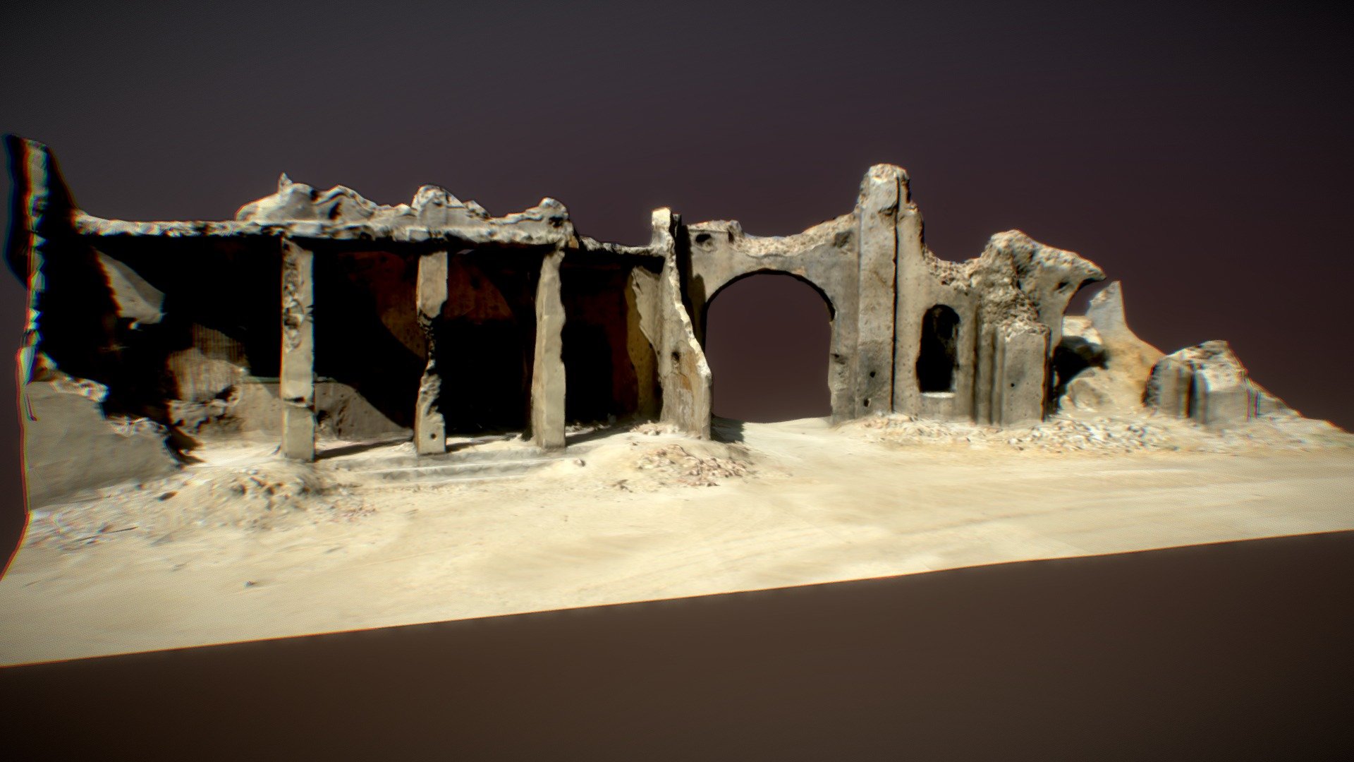 Bombed Out Fort - Photogrammetry