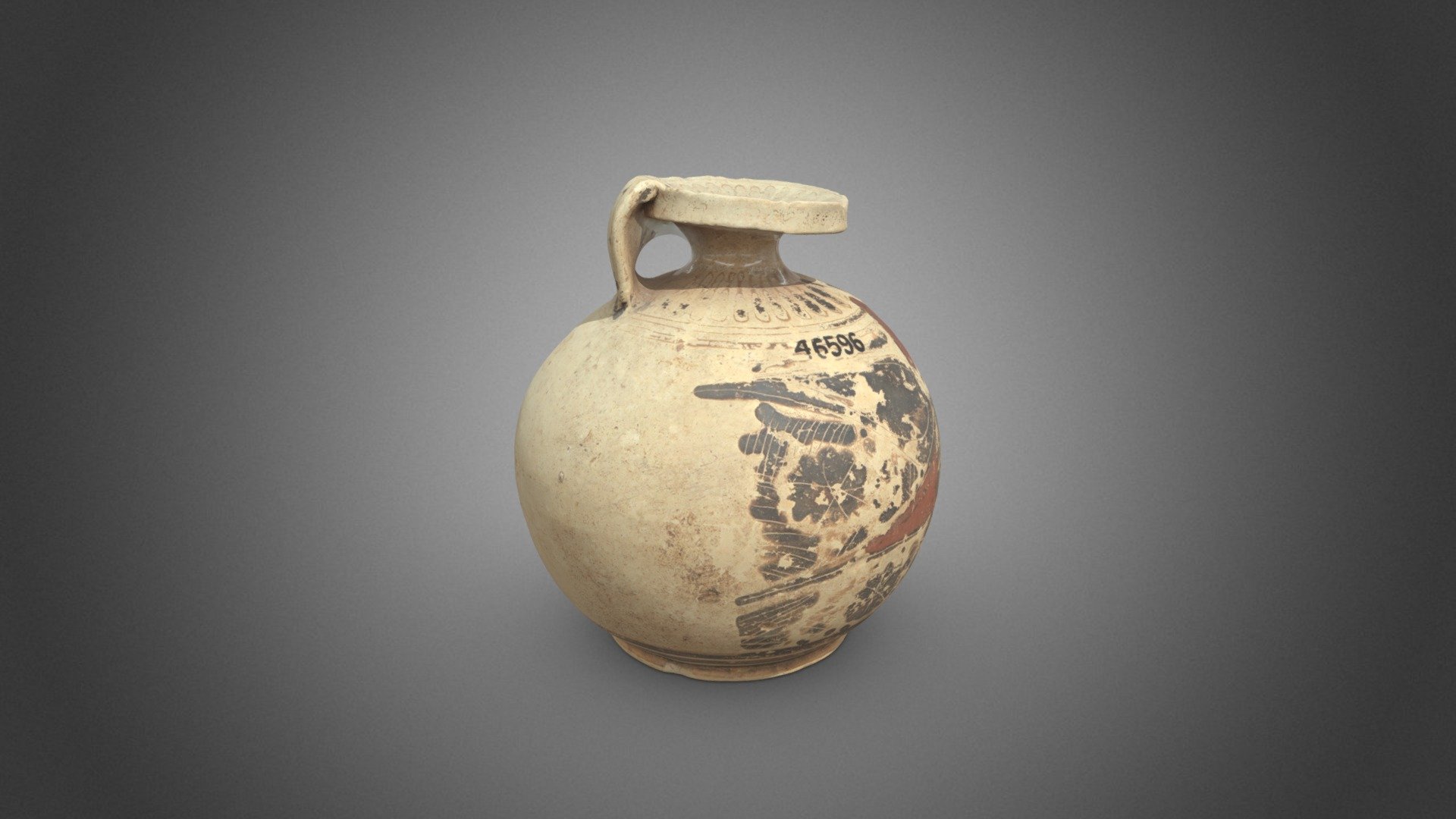 Aryballos, Dekor Seestern