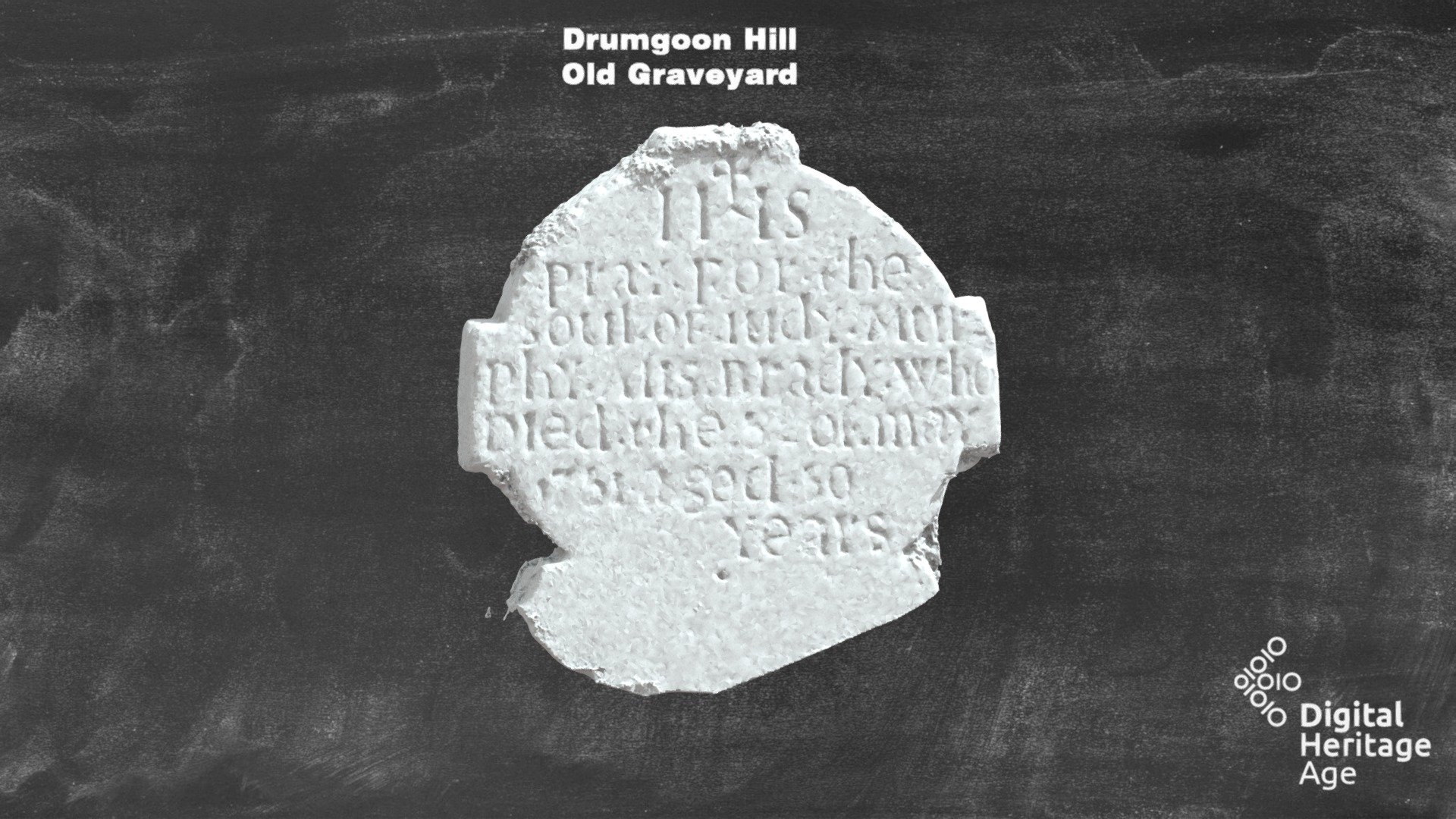 Drumgoon Hill - Old Graveyard - Headstone 222