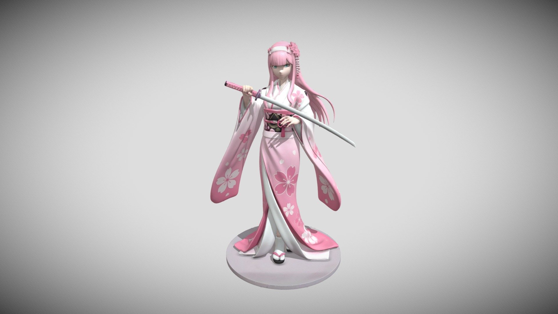 Zero Two Japanese-style kimono, kitana