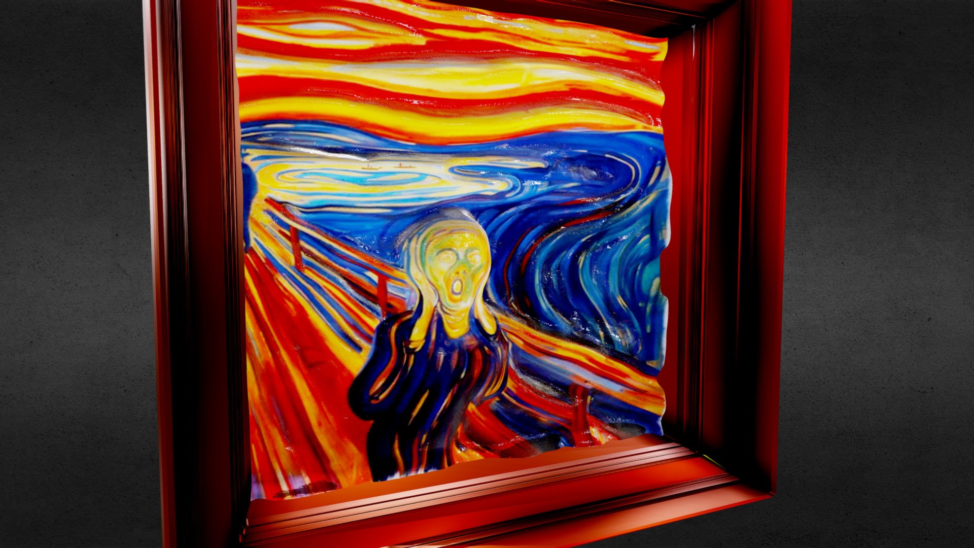 The Scream - Edvard Munch Animated