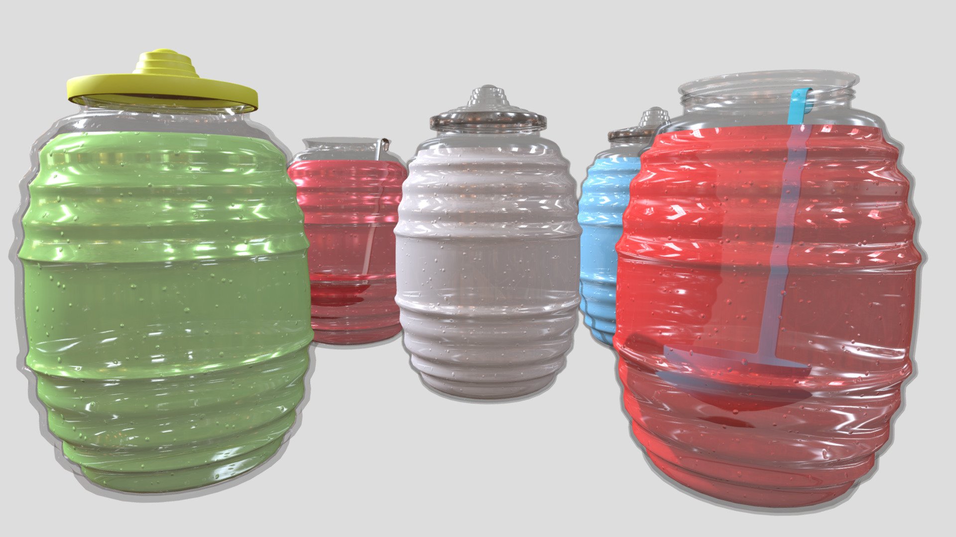 Vitrolero, Glass Water Jar, Aguas frescas, juice