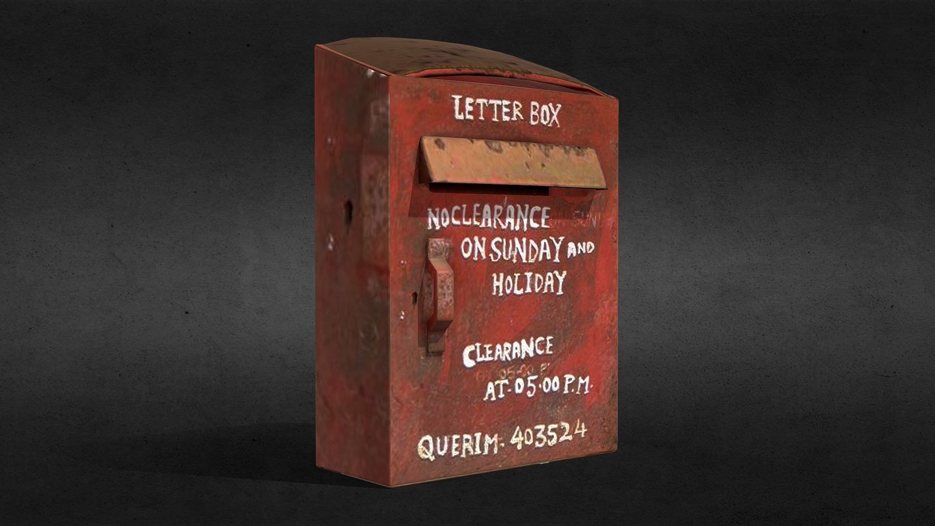 Old Indian Letterbox