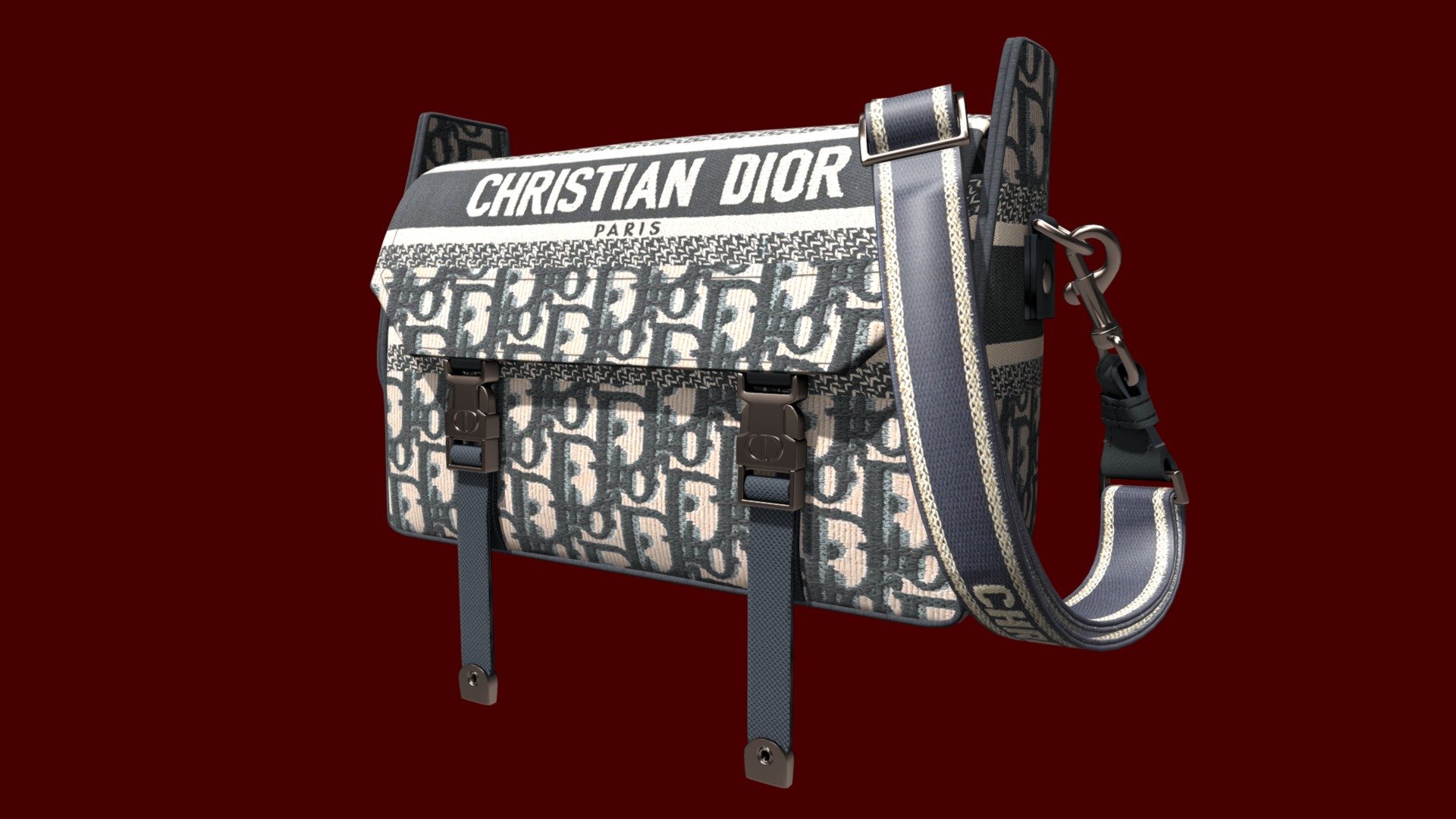 Bag Dfiorddcamp Dr Oblique Azul bolso