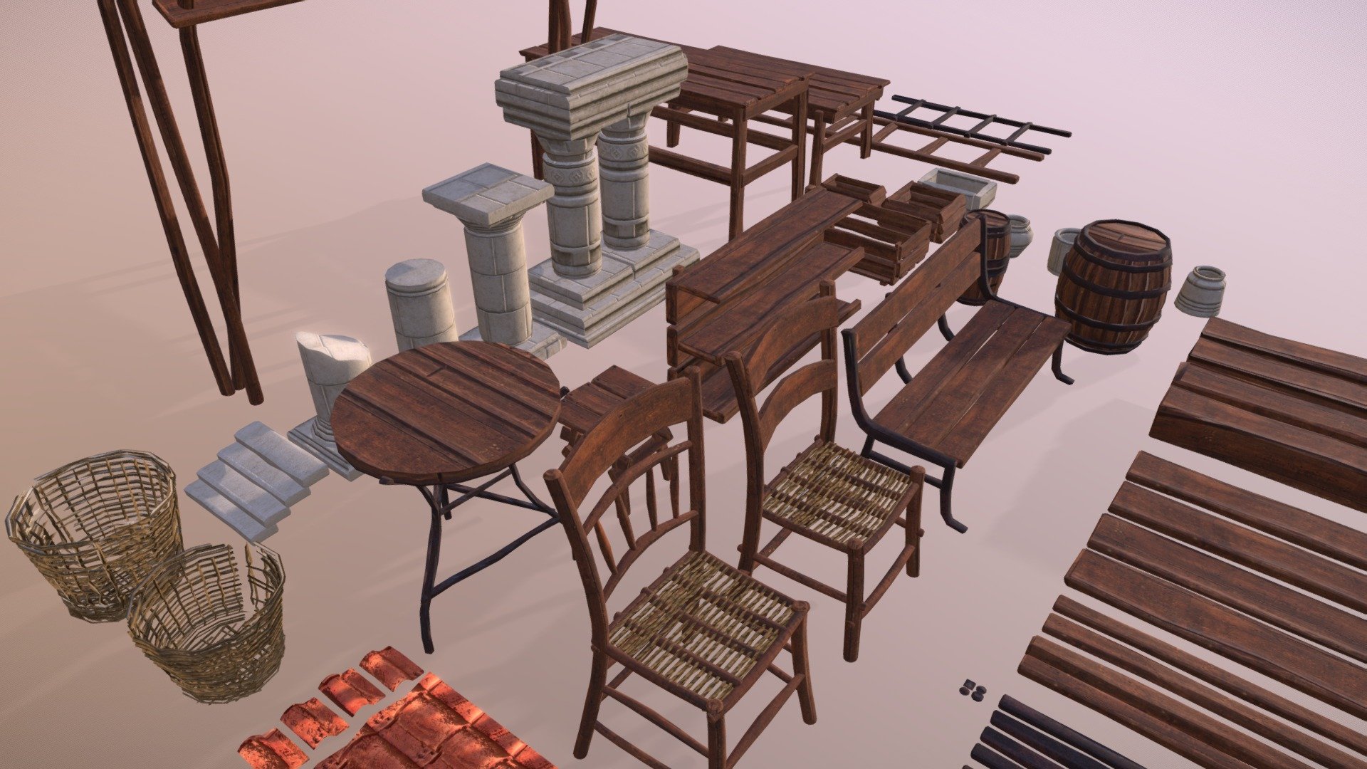 Props for Greek Street Corner Byzantine inspired
