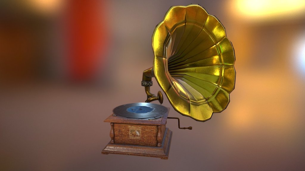 Vintage record player