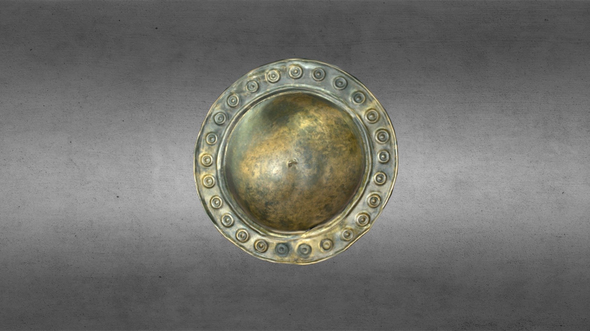 Bronze domed shield boss or phalera